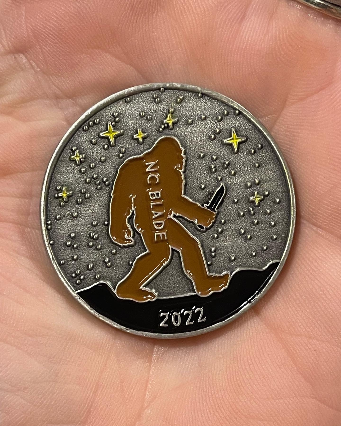 NC Blade Sasquatch Challenge Coin