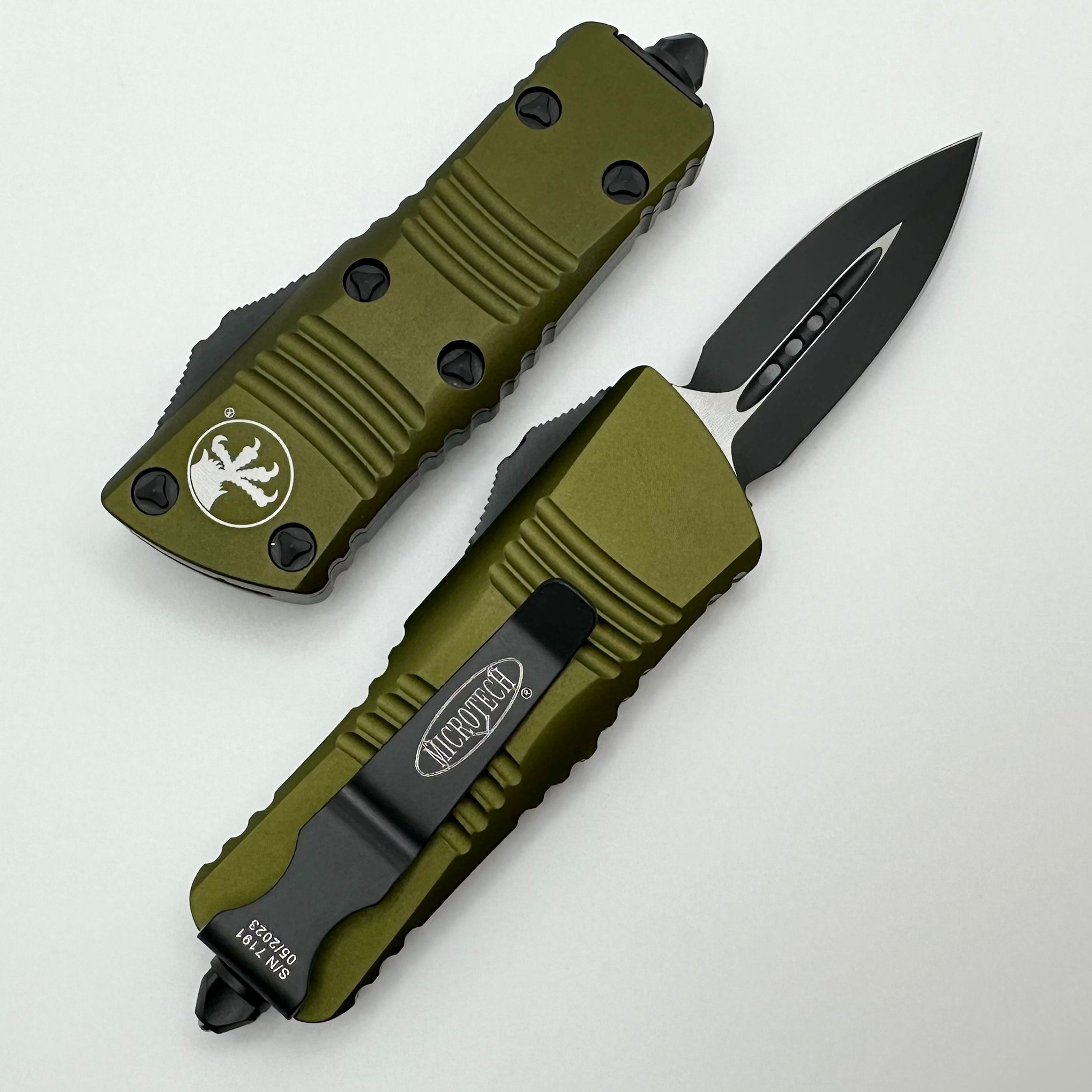 Microtech Mini Troodon D/E OD Green 238-1OD