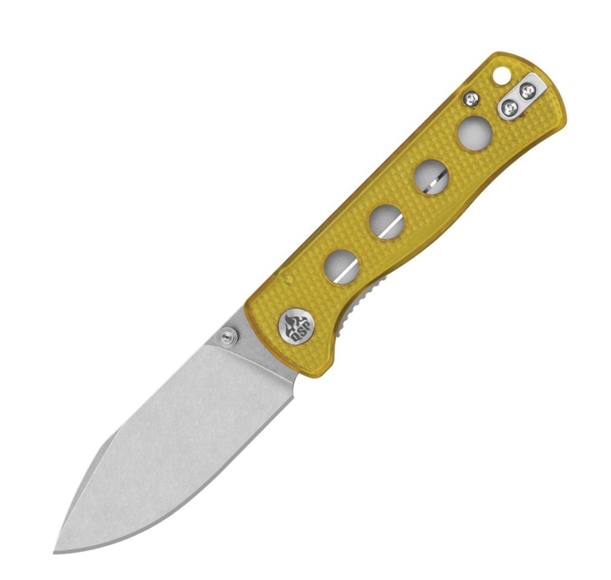 QSP Canary Ultem Handle w/ 14C28N Blade QS150-J1