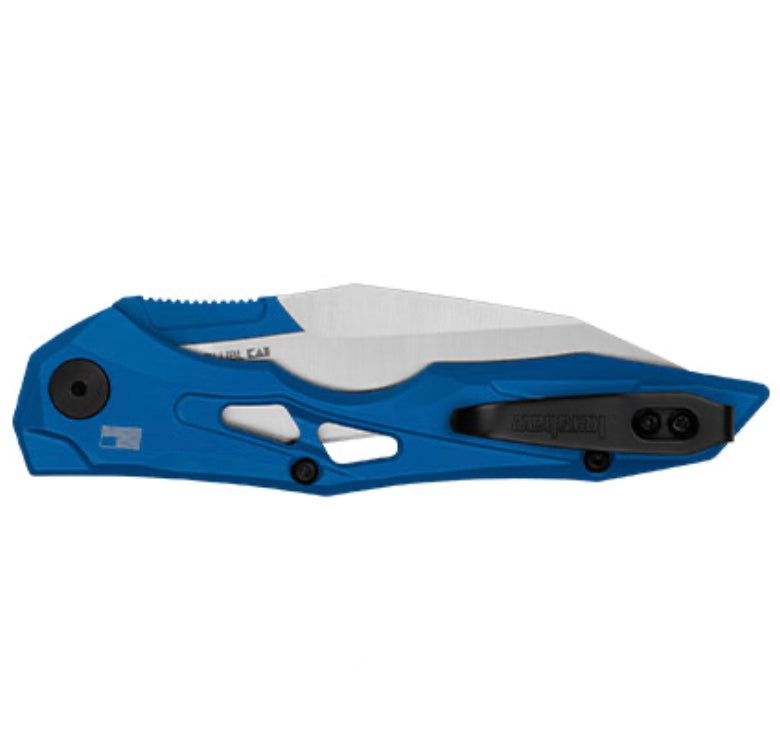 Kershaw Launch 13 Blue Scales w/ Blue/Satin CPM154 7650BLUBL