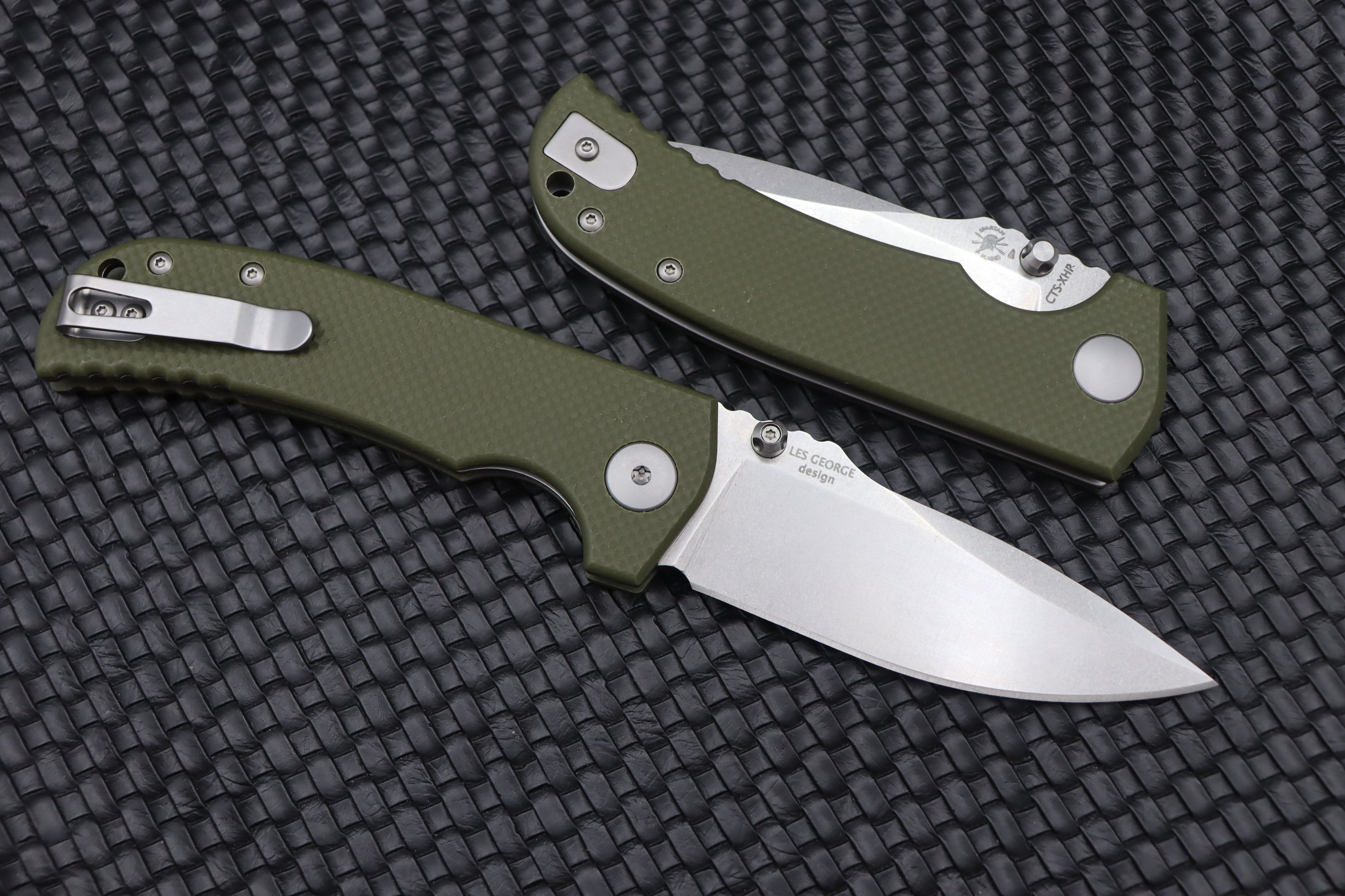 Spartan Blades Astor Green G-10