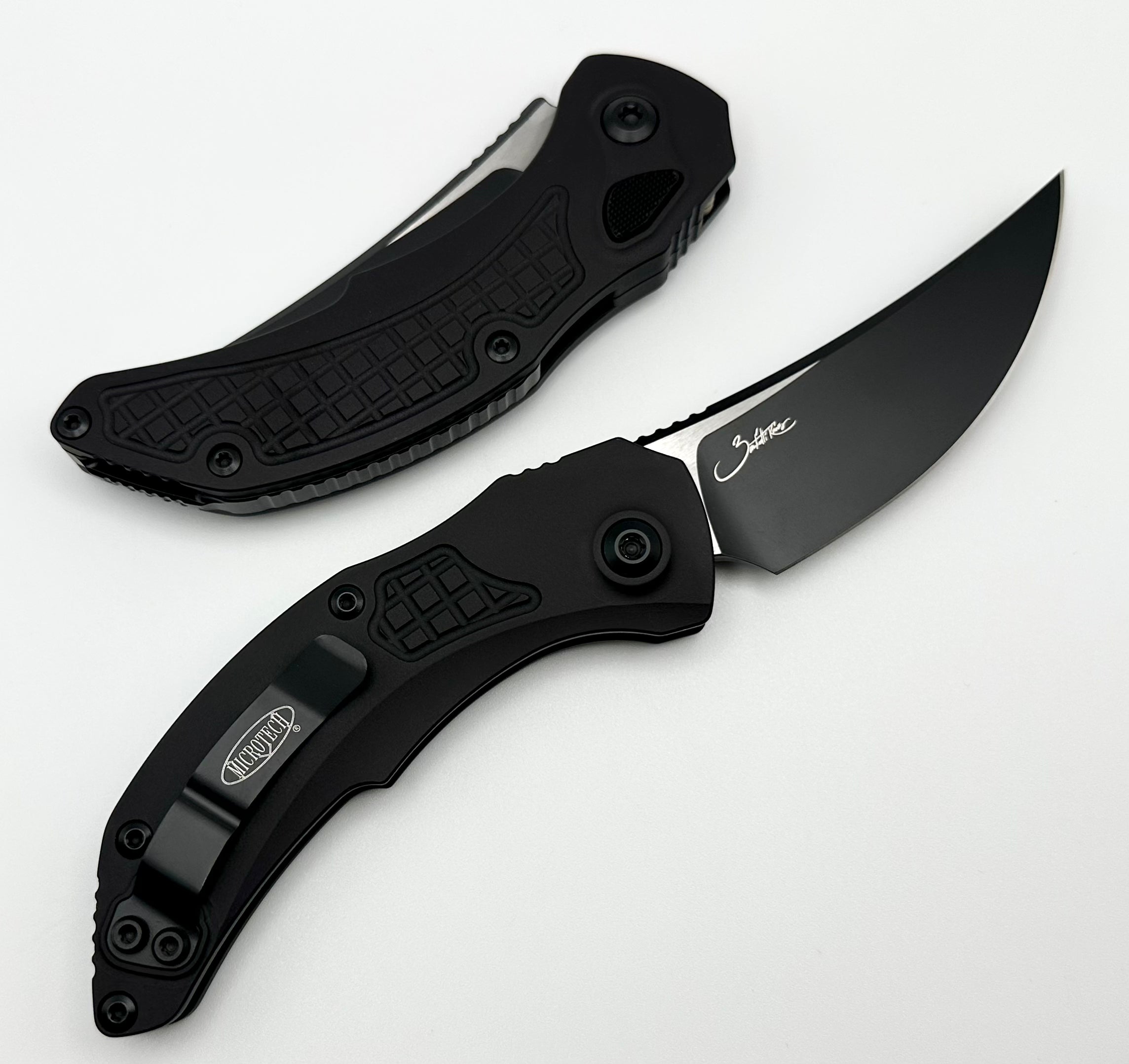 Microtech Knives & Bastinelli Brachial Black & Tactical Standard 268A-1T