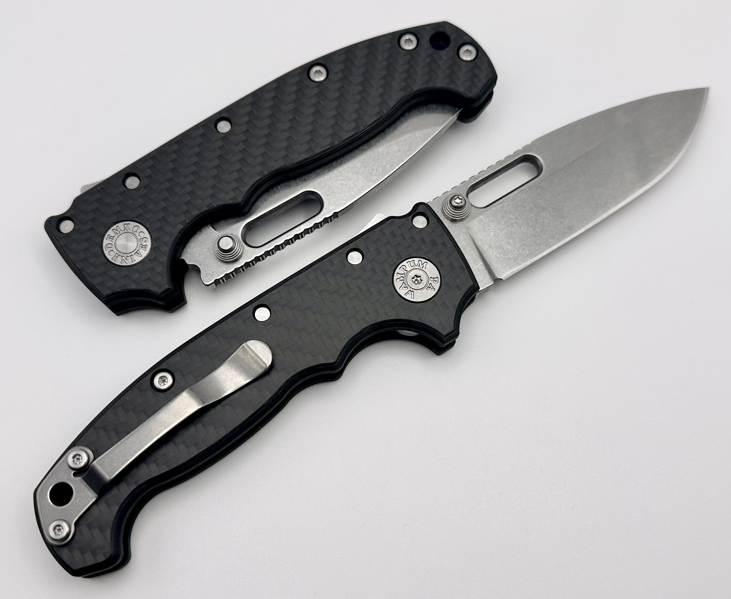 Demko Knives MG AD20 Exclusive Drop Point 3V & Carbon Fiber LIMIT ONE PER HOUSEHOLD