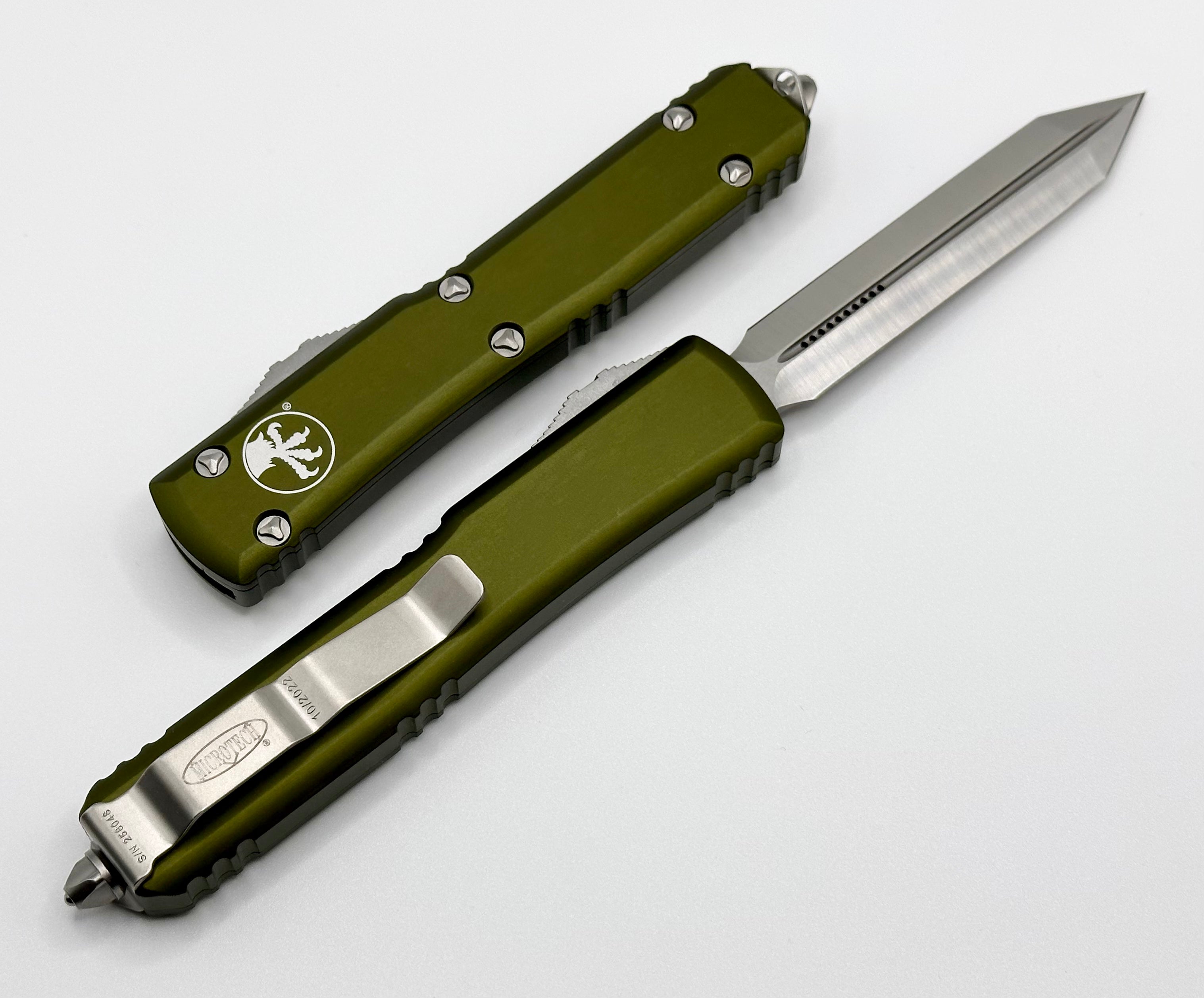 Microtech Ultratech Spartan Satin & OD Green 223-4OD