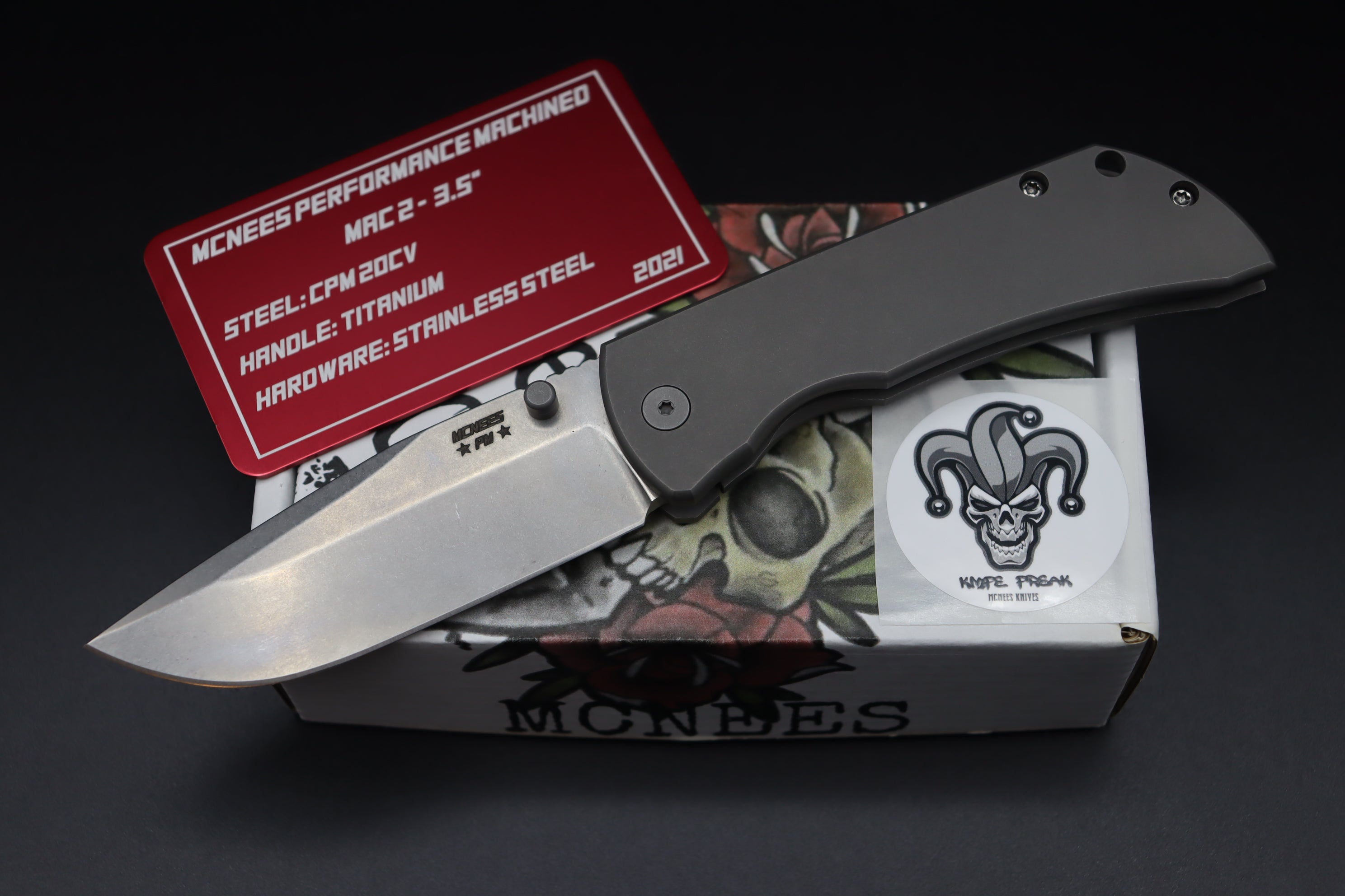 McNees Performance Machined Mac 2 3.5 Satin Stonewash