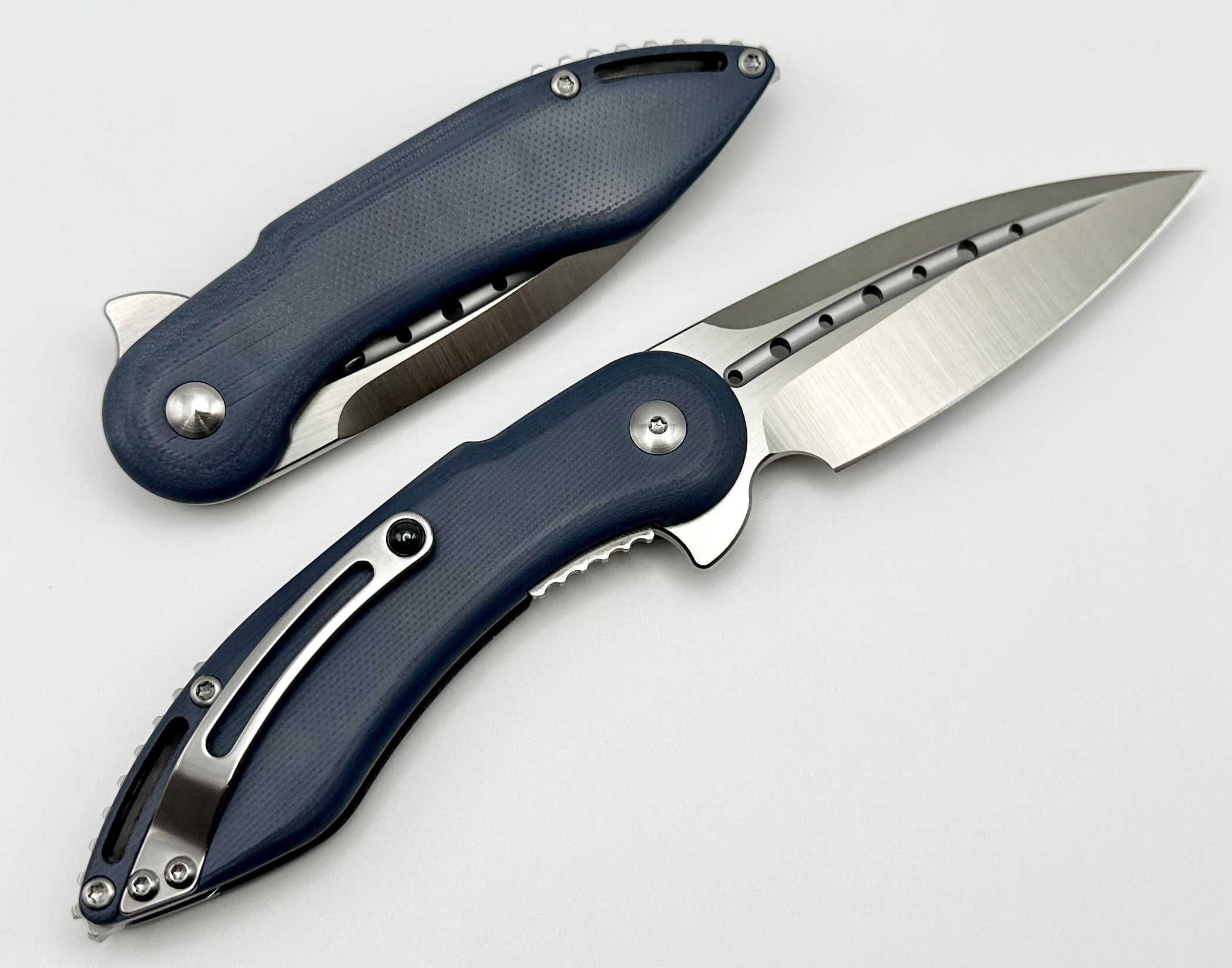 Begg Knives Mini Glimpse Gray G-10 & D2 BG004