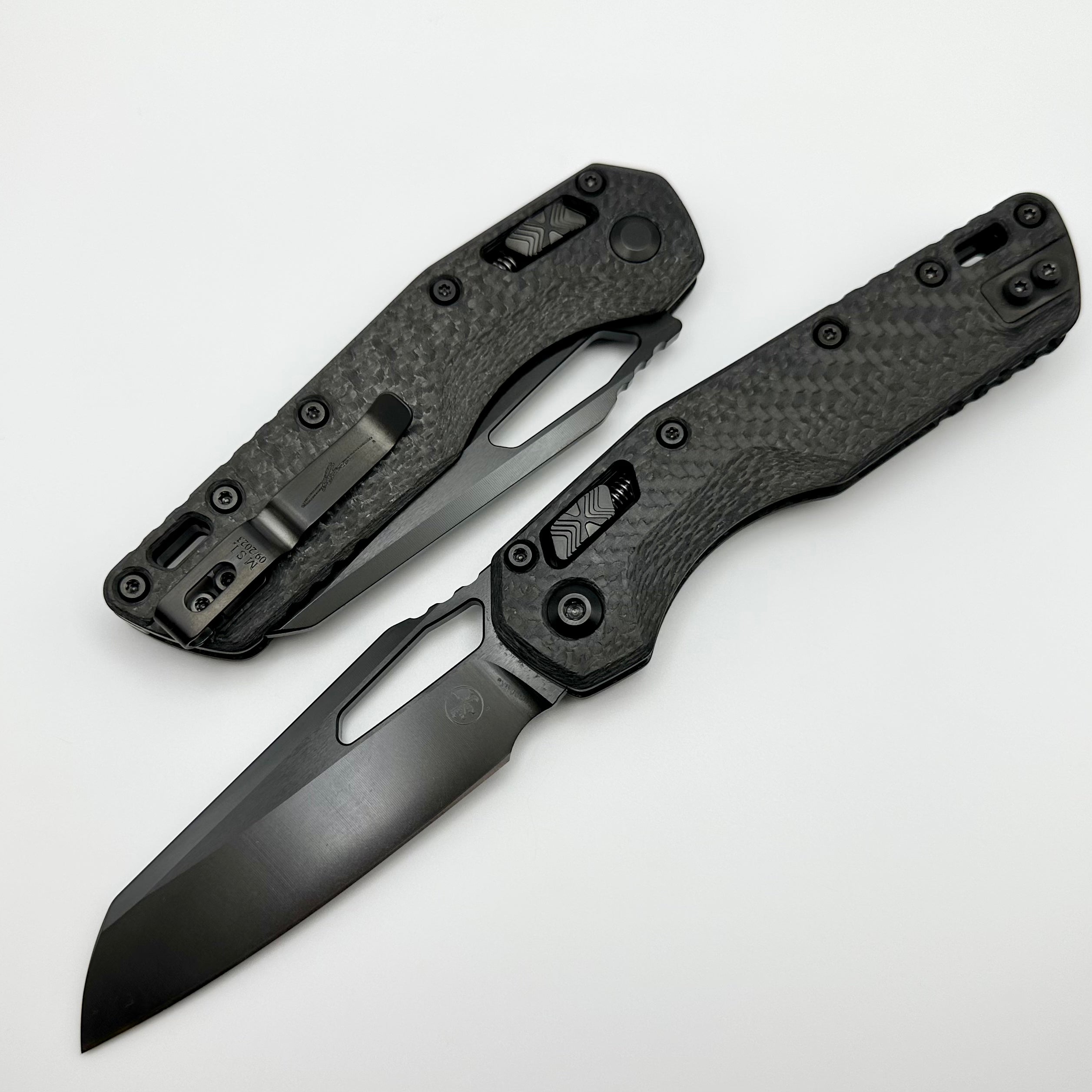 Microtech Knives MSI RAM LOK Carbon Fiber & M390MK DLC Standard 210-1DLCTCFS ONE PER HOUSEHOLD