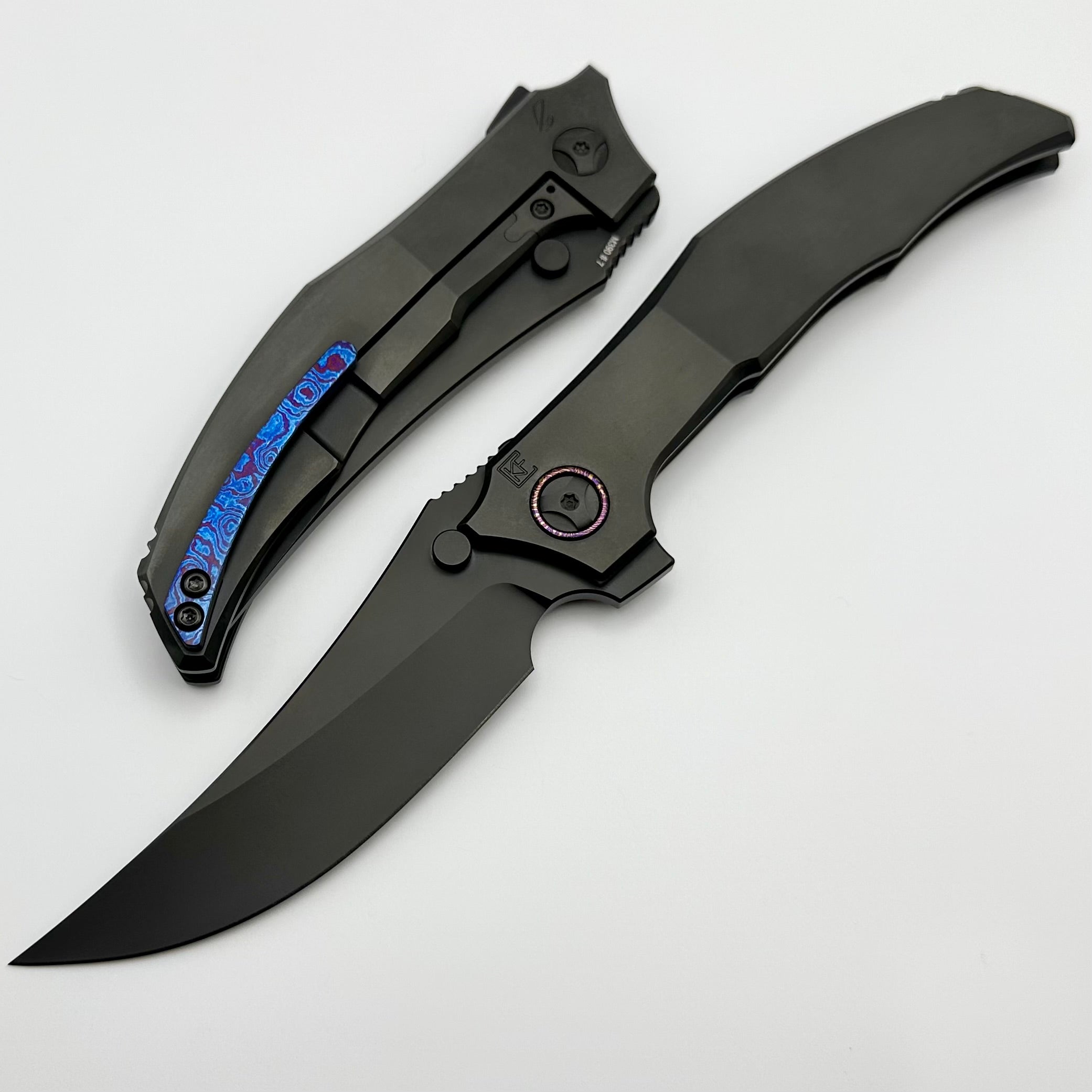 Custom Knife Factory DLC Persian Titanium Integral & M390