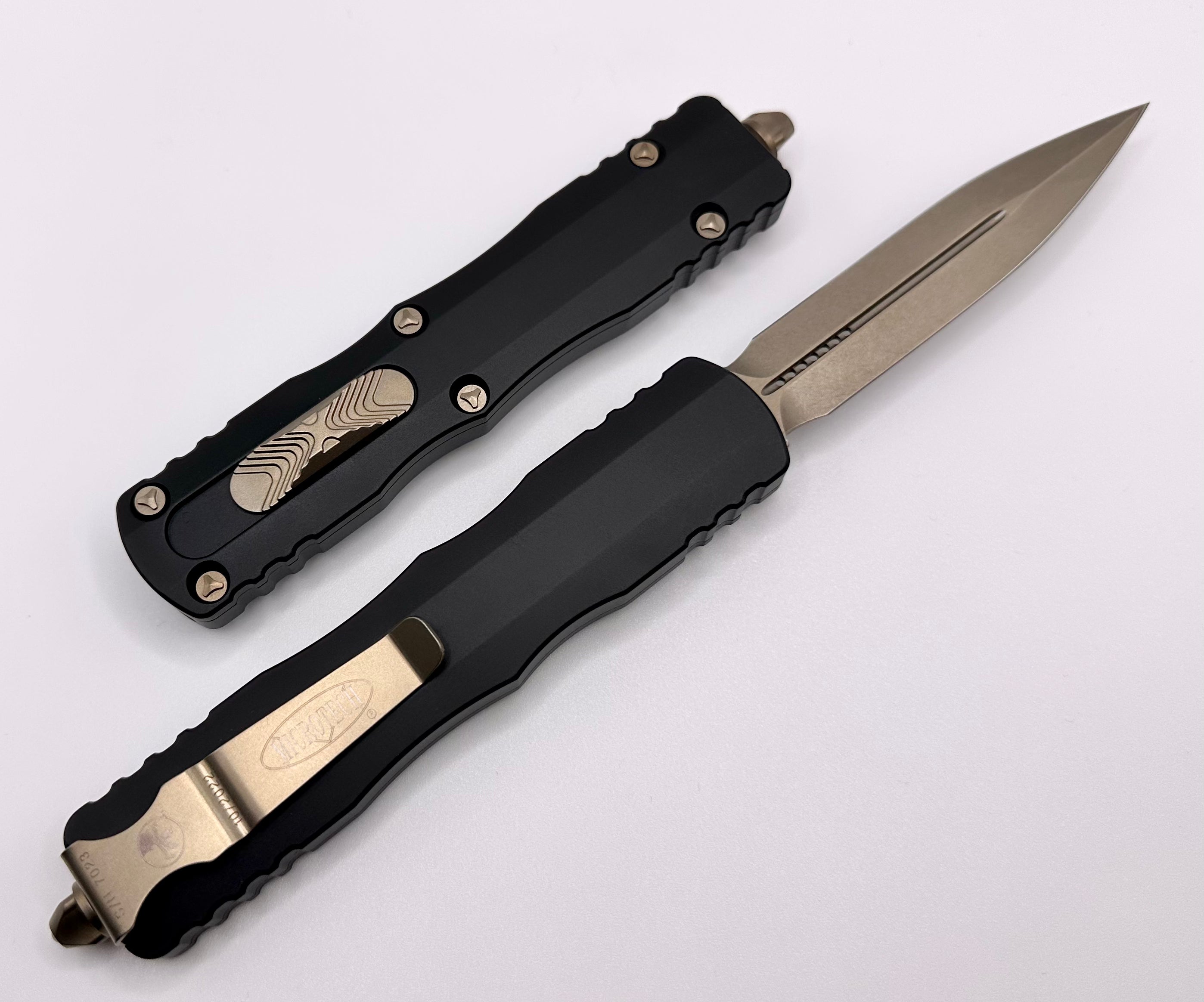 Microtech Dirac Delta D/E Bronze Standard & Black 227-13