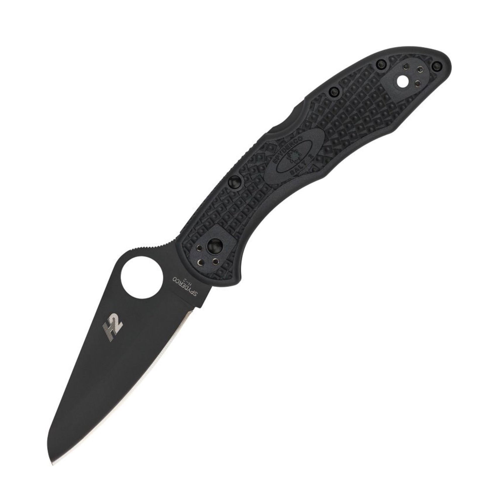 Spyderco Salt 2 Black FRN & Black H-1 C88PBBK2