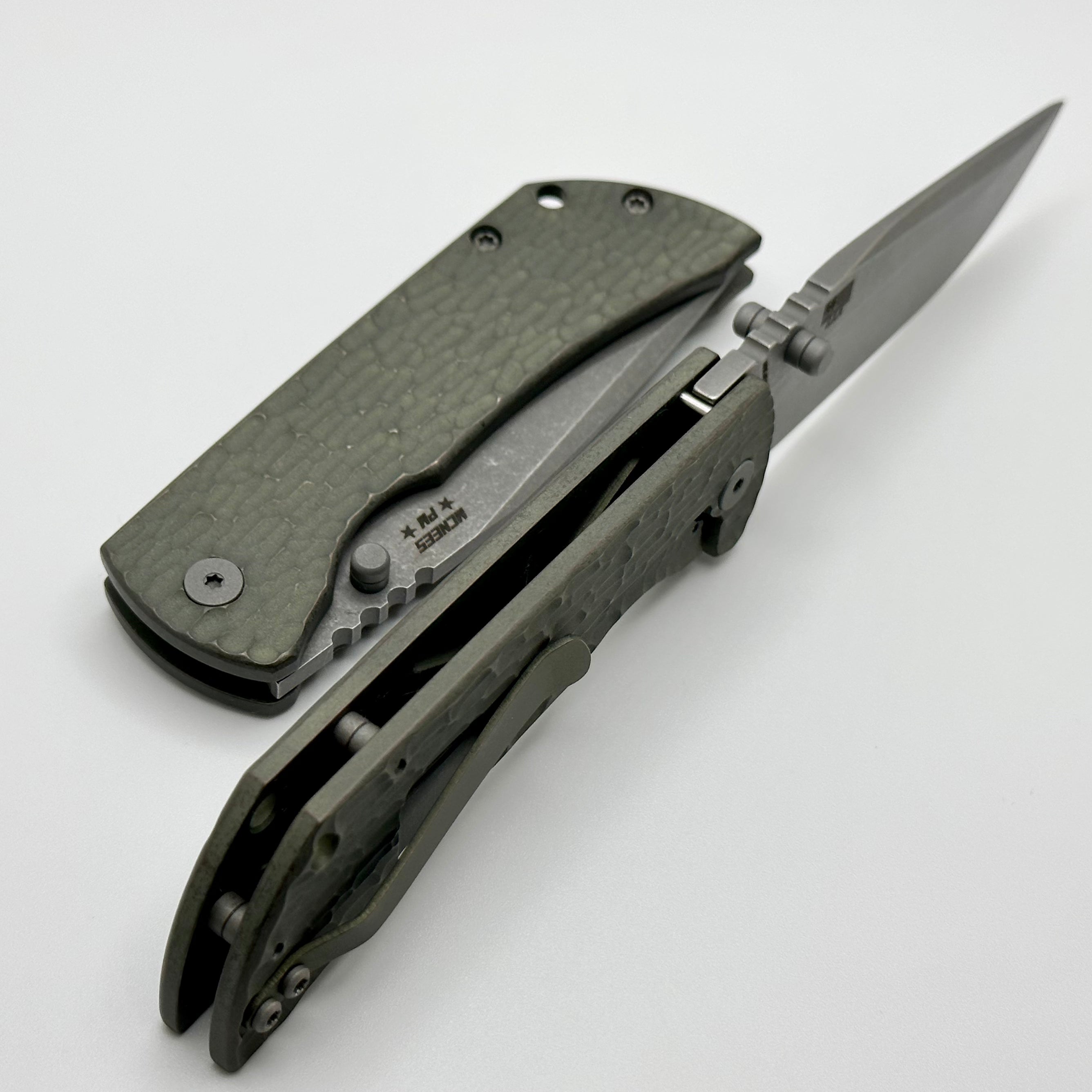 McNees Performance Machined Mac 2 3.5 Jigged Green/Bronze Atomic w/ Stonewash MagnaCut One Per Household