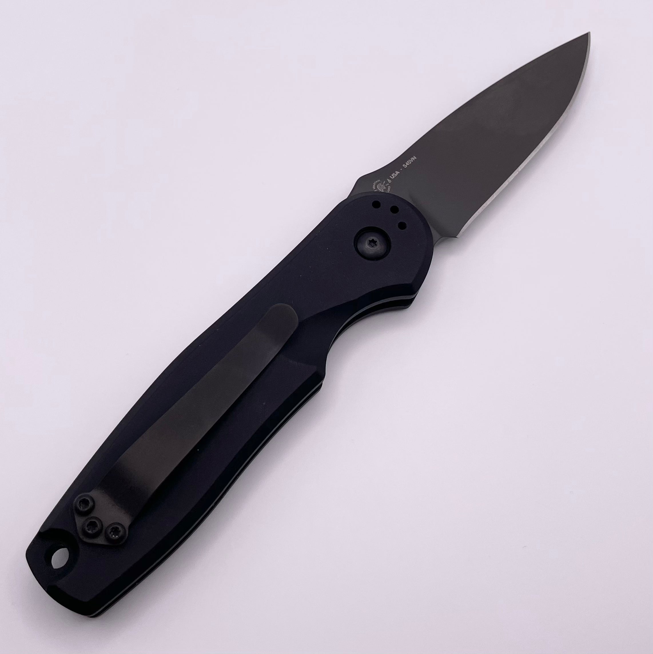 Spartan Blades Zelos Black S45VN & Aluminum Pre Owned