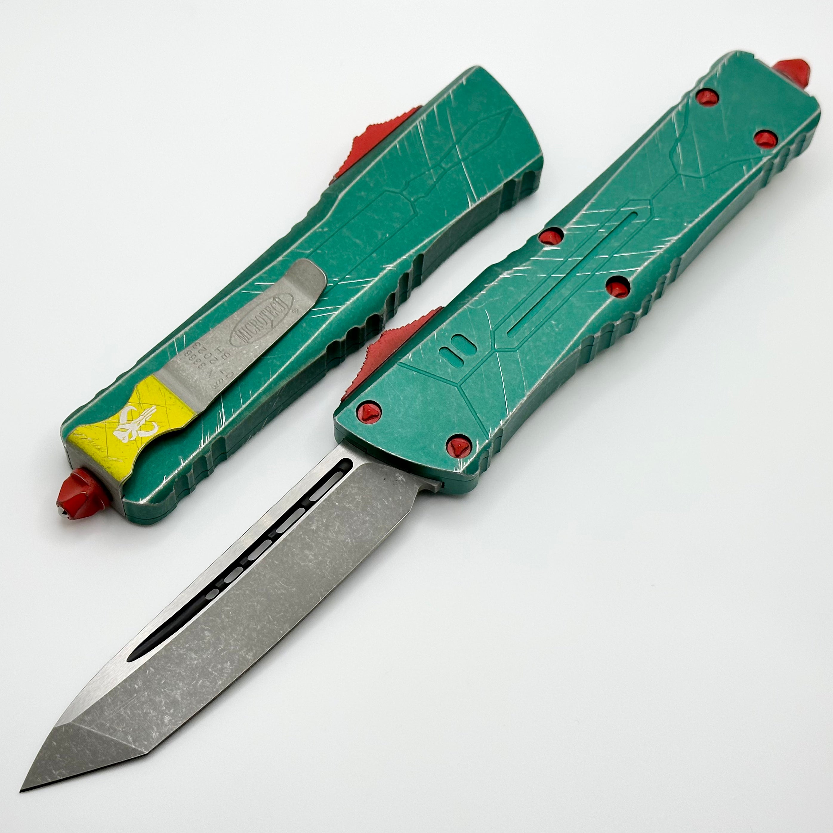 Microtech Combat Troodon Tanto Bounty Hunter 144-10BH