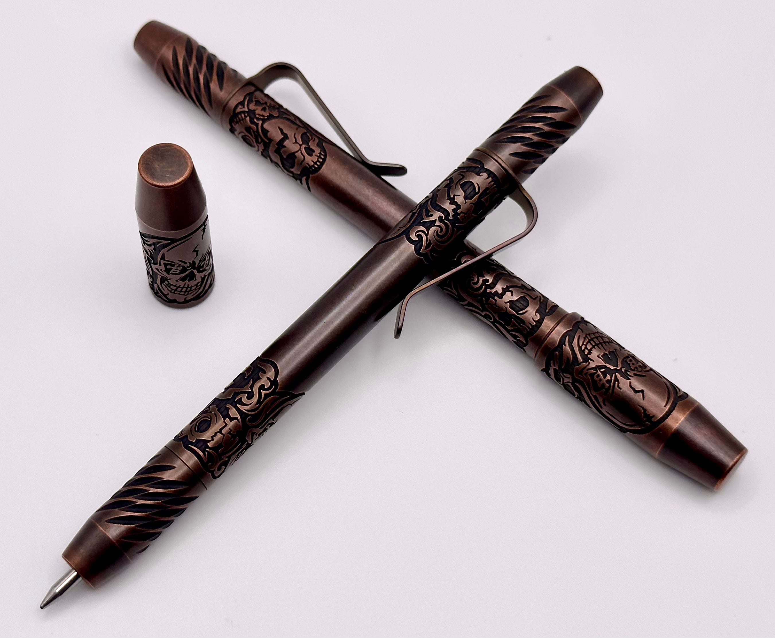 Borka Ti2Design TechLiner Grid Skulls Copper 5 Pen