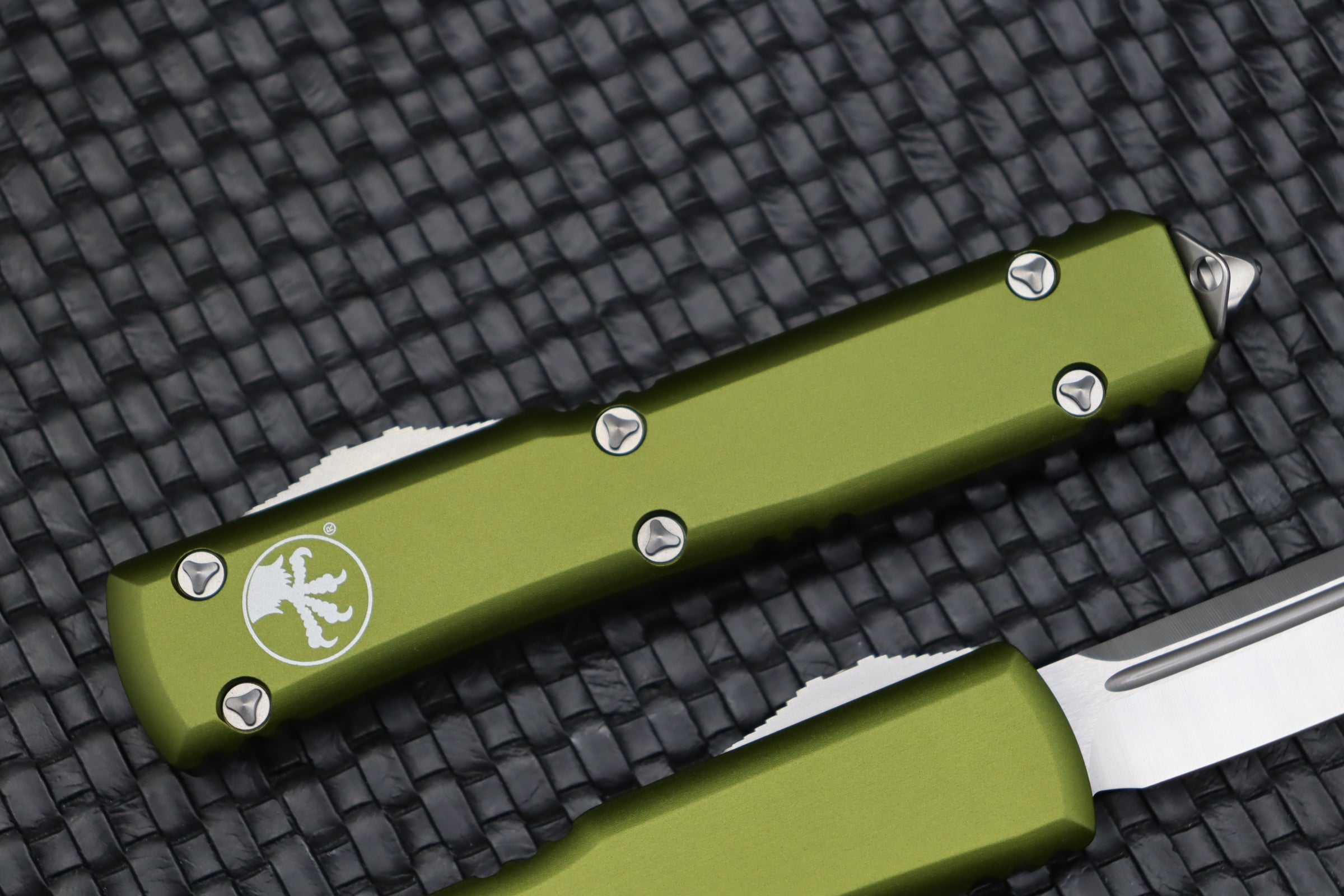 Microtech Ultratech OD Green w/ Tanto Satin Standard 123-4OD