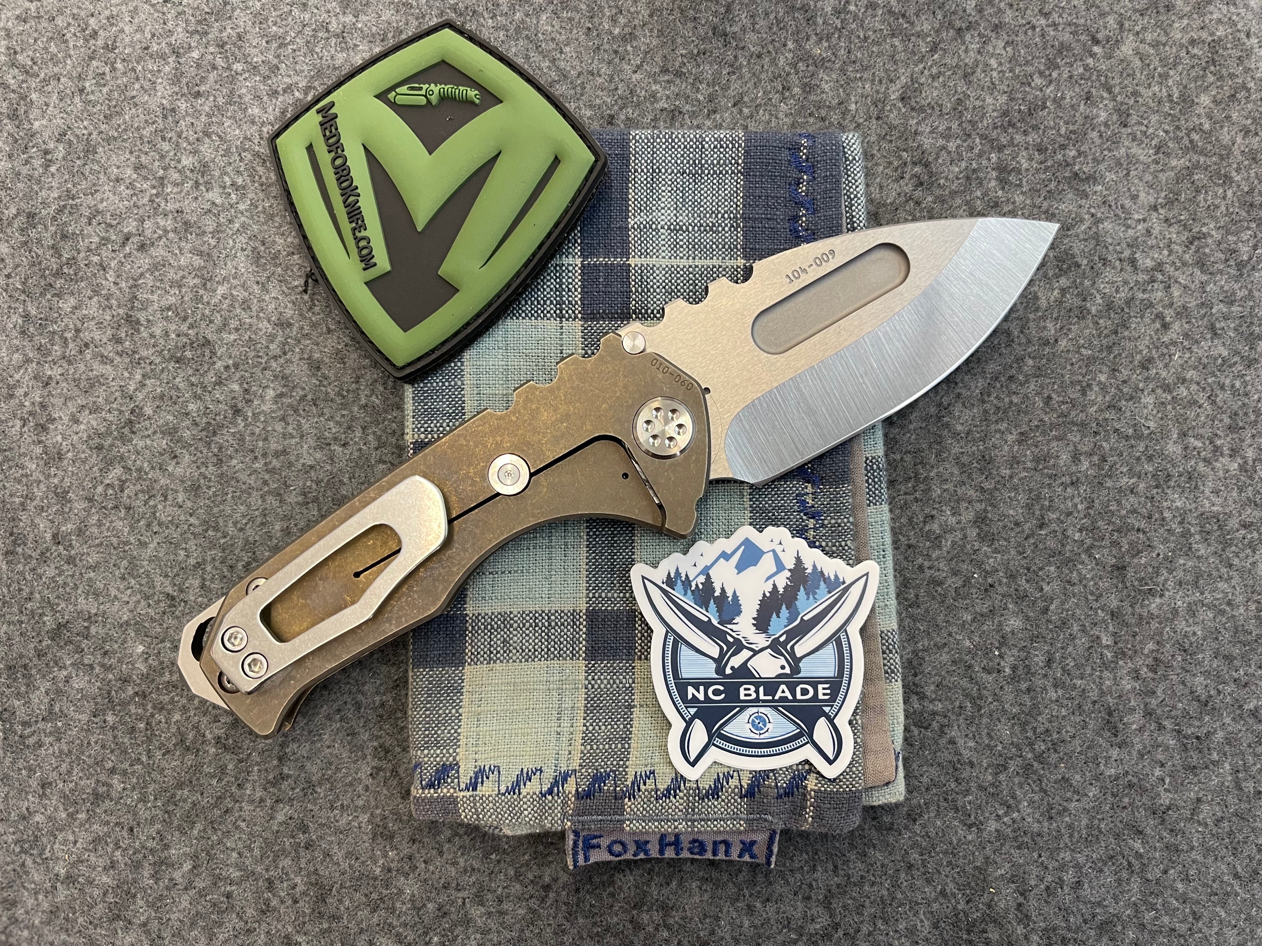 Medford Praetorian Genesis T S35VN Drop Point Bronze