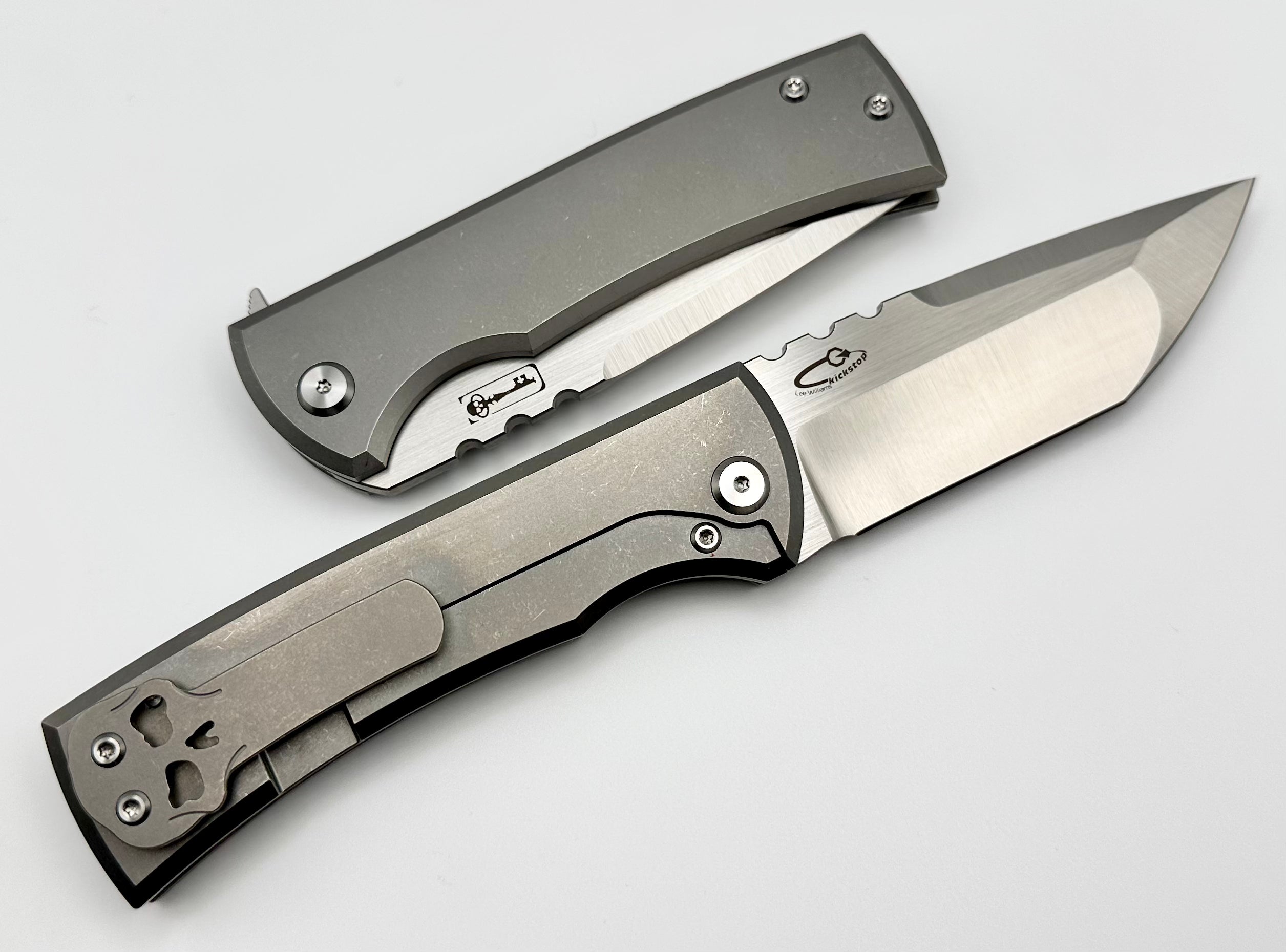 Chaves Knives Redencion 229 Kickstop Titanium & M390 Tanto