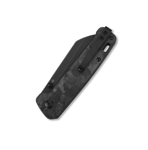 QSP Penguin Black Shredded Carbon fiber Overlay G10 & Black D2 QS130-U