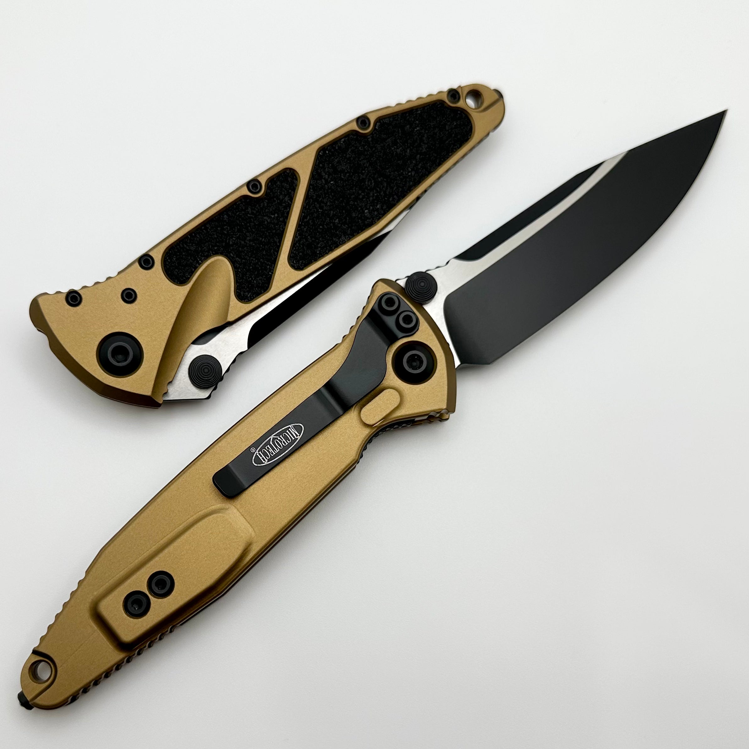 Microtech Socom Elite Single Edge Manual Tan Standard 160-1TA