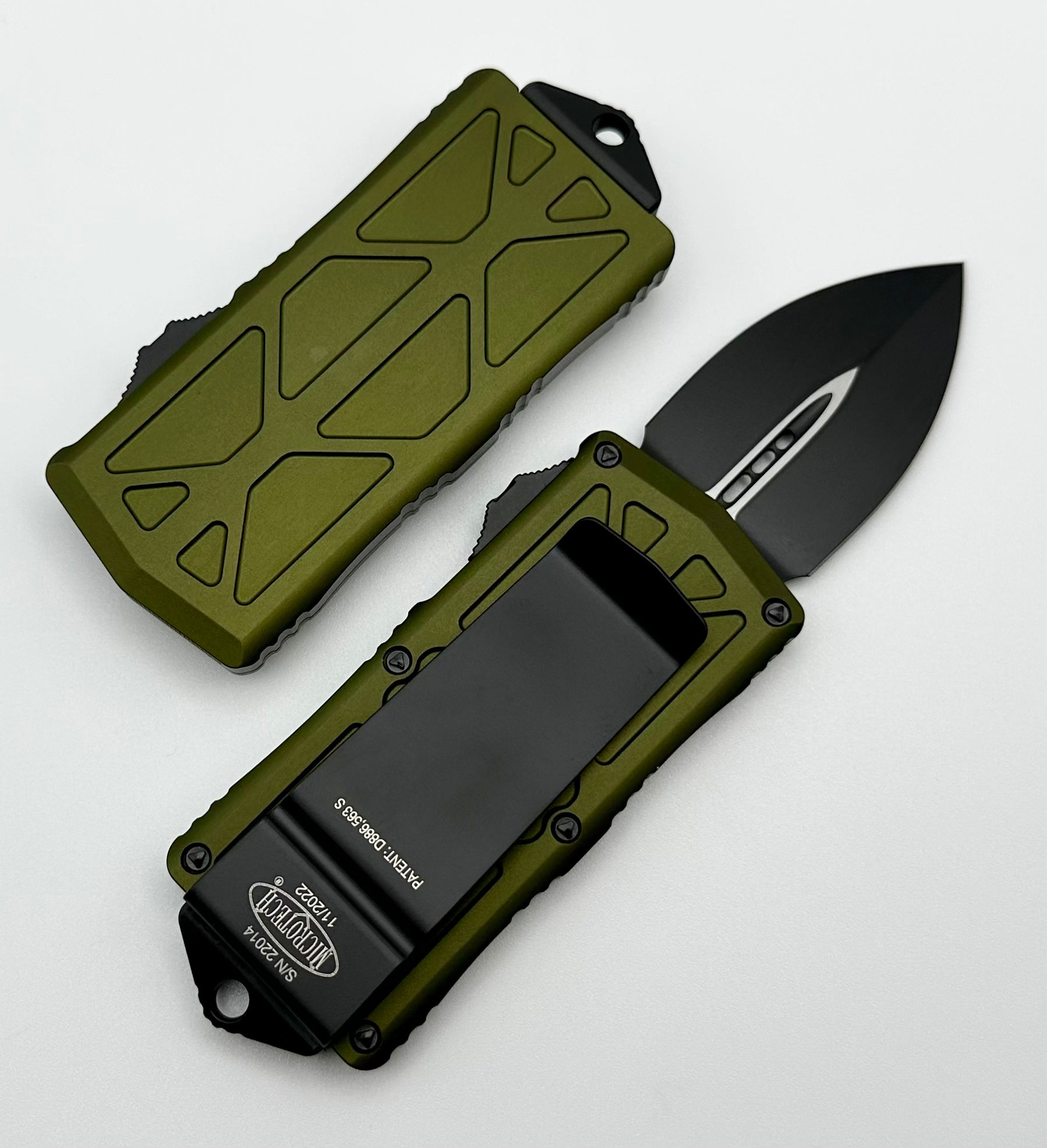 Microtech Exocet OD Green & Black Standard 157-1OD