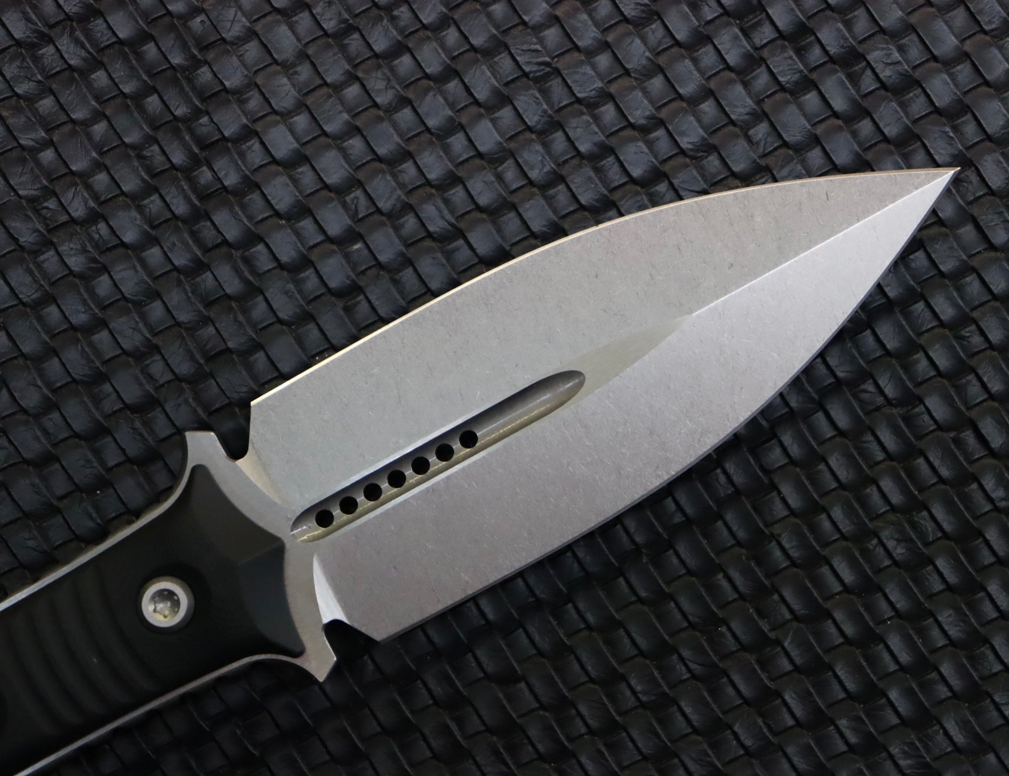 Microtech Borka SBD Stonewash & Black G-10 201-10