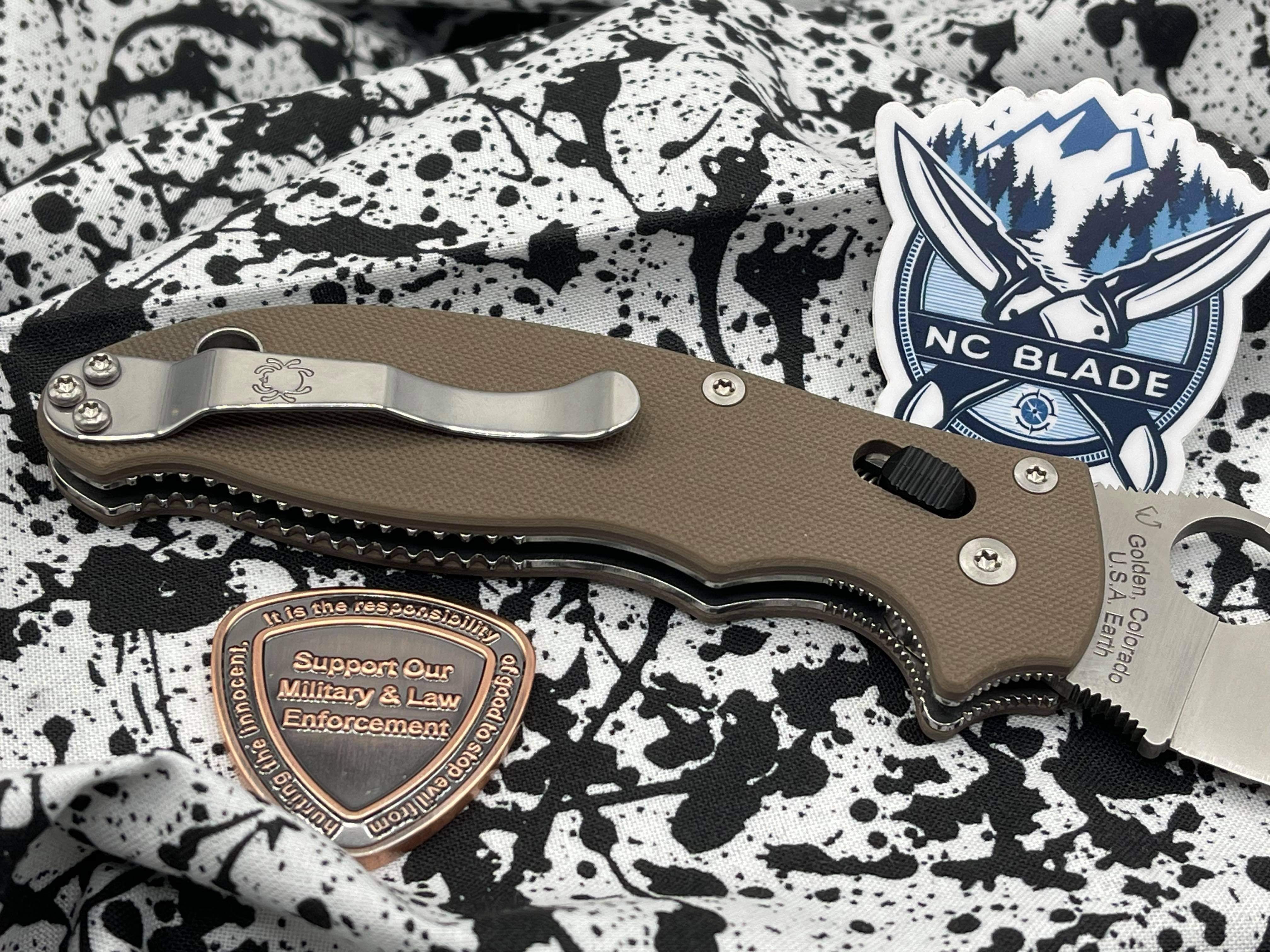 Spyderco Manix 2 Earth Brown Exclusive M390 C101GPBN2