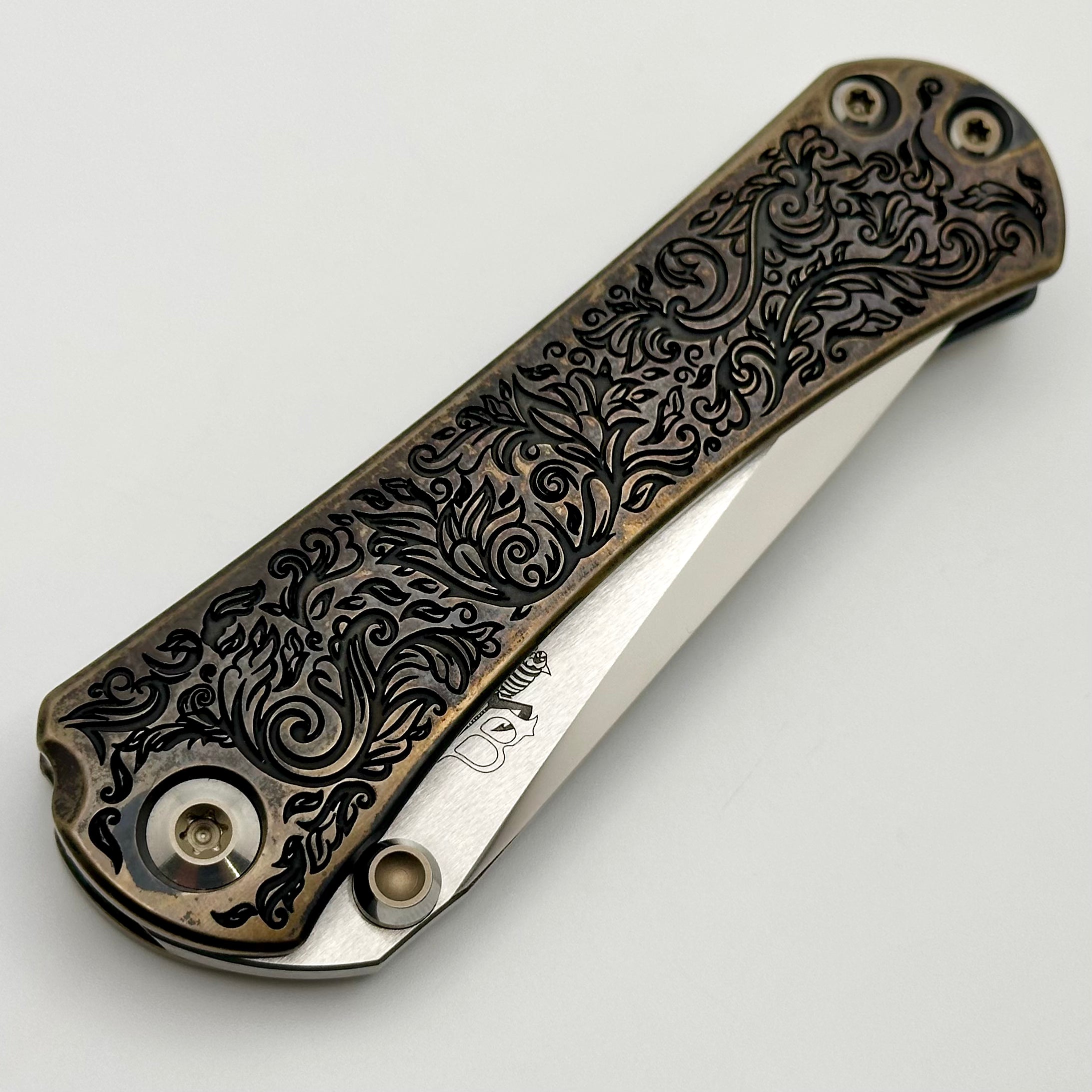 Borka Blades & Marfione Custom & Ti2 Design SBTF Scroll TRD 2024 w/ Mirror Star Ground M390