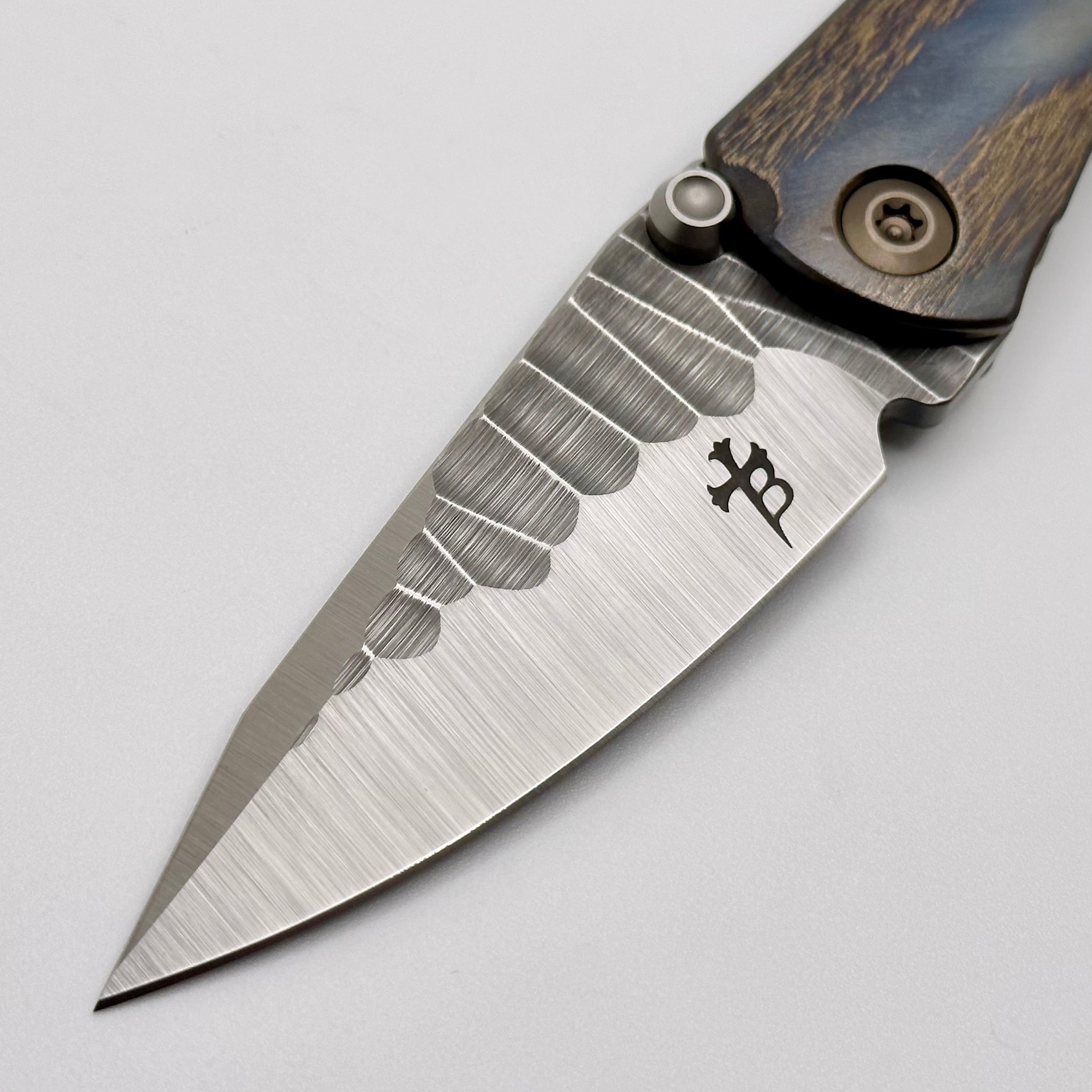 Borka Blades Custom SBDP Rocker M390 & Cosmic Scales