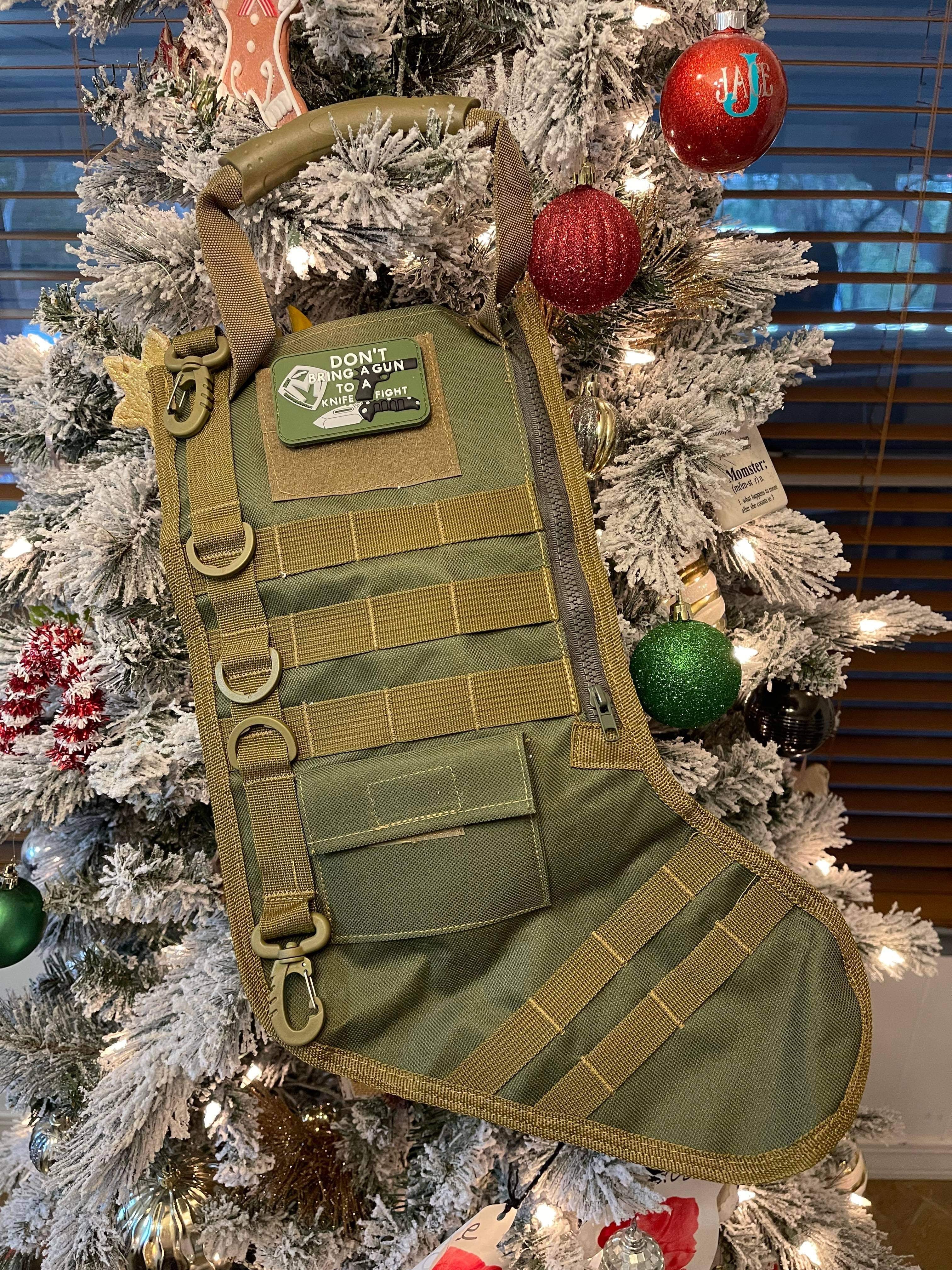 Tactical OD Green Christmas Stocking