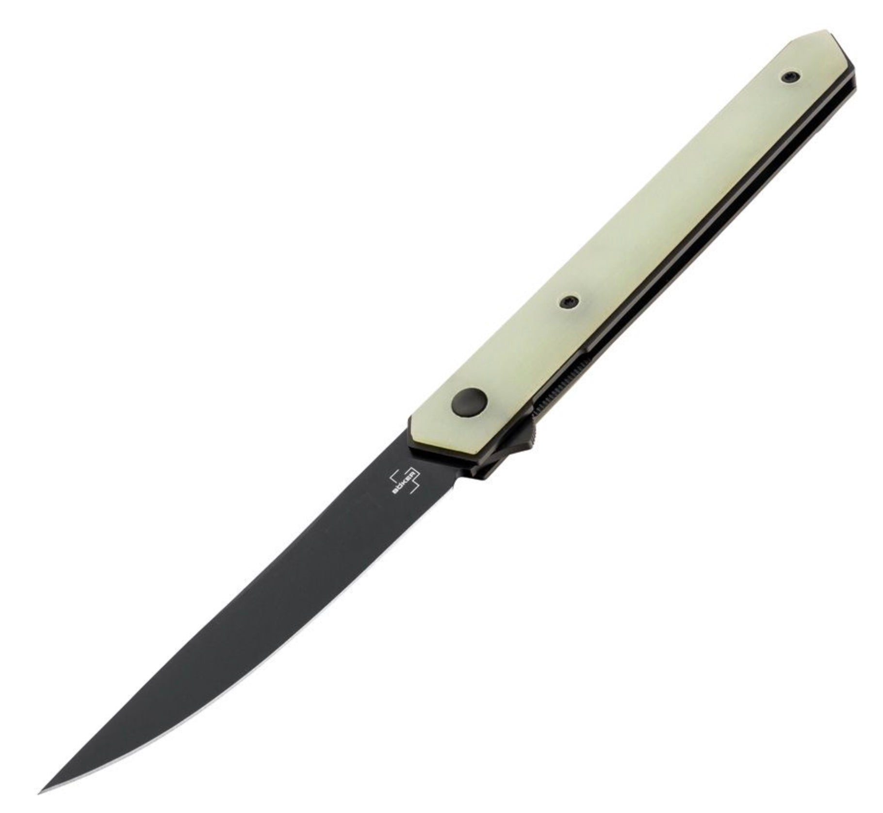 Boker Kwaiken Flipper Linerlock Jade G-10 & Black VG-10 BO343