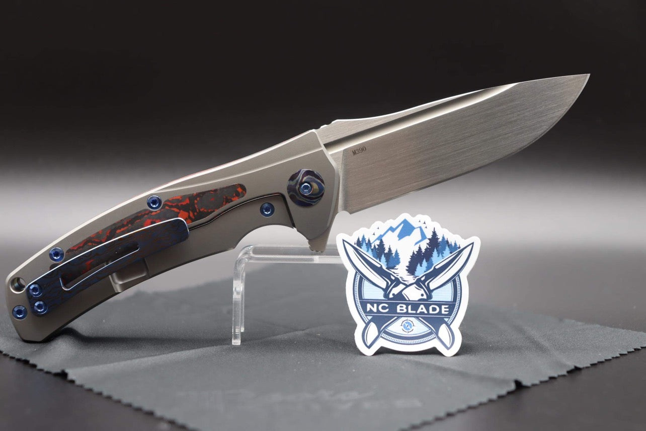 Reate Knives Horizon D Lava Flow Fat Carbon & Chad Nichols MokuTi Exclusive