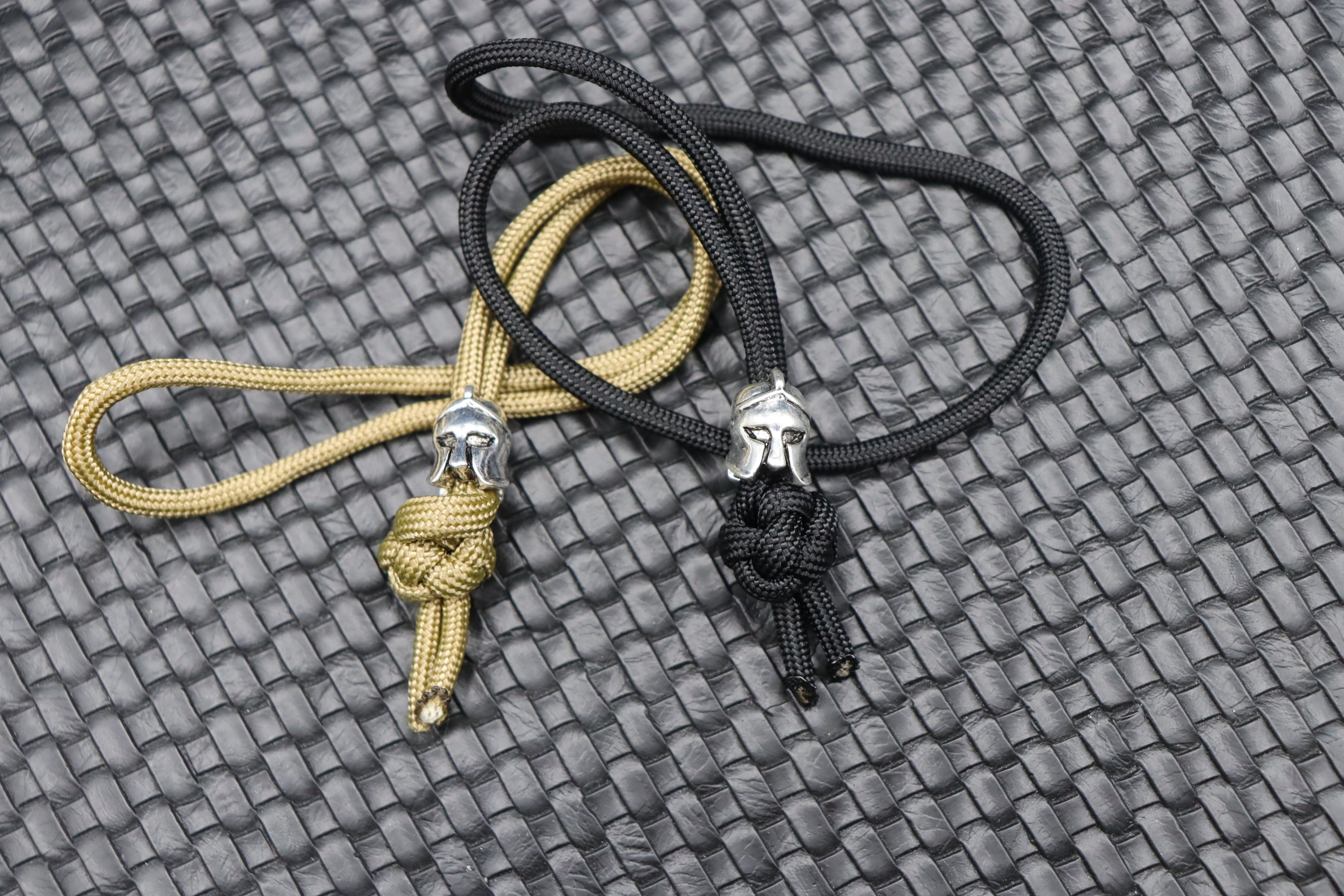 Spartan Para-Cord Lanyard with Spartan Helmet Bead