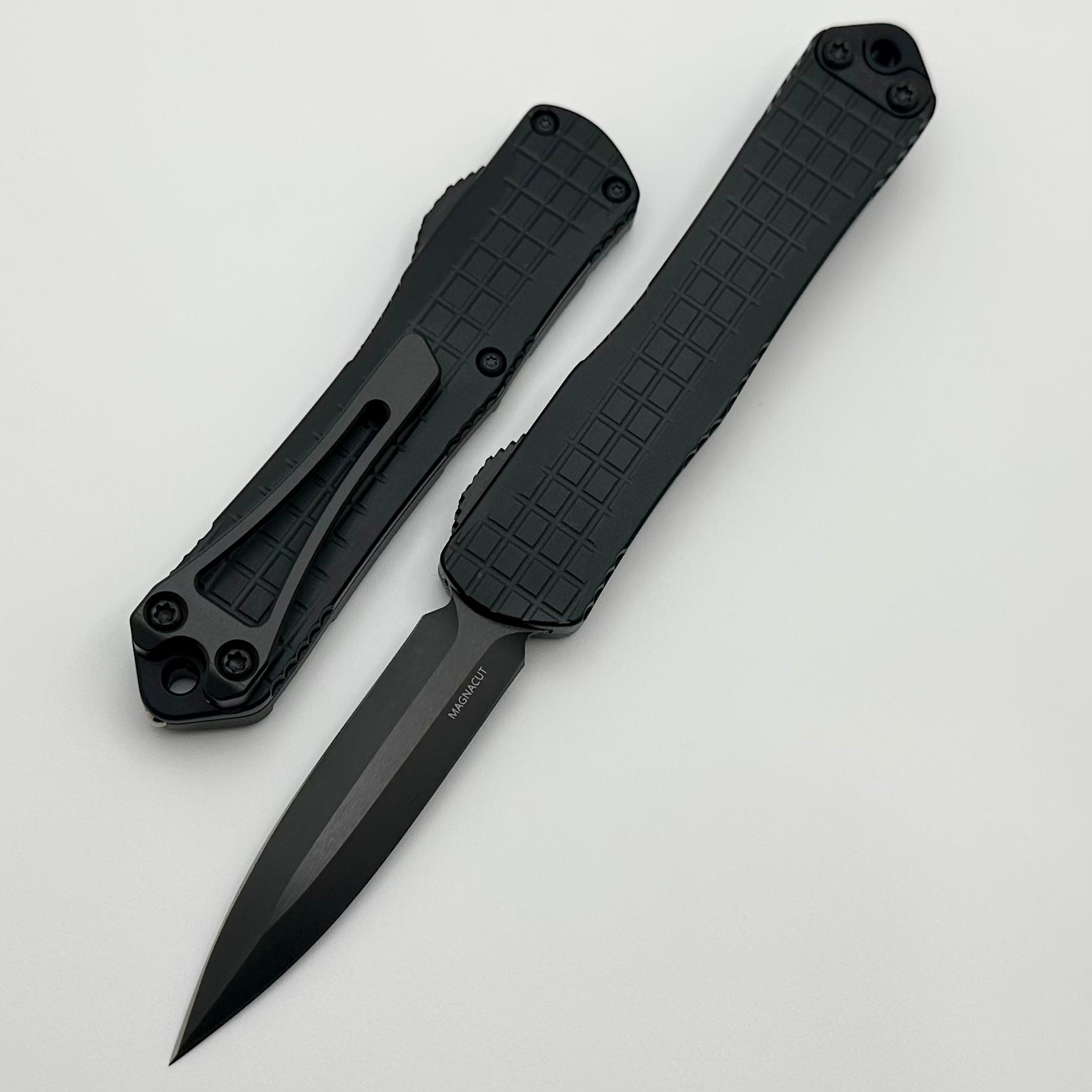 Heretic Knives Manticore S Black Frag DLC Magnacut Double Edge H024F-6A-T