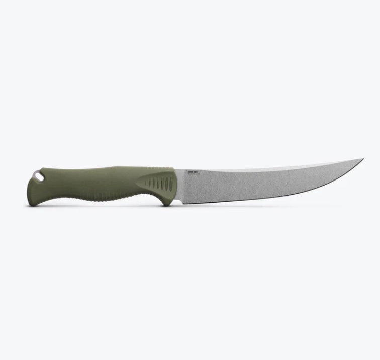 Benchmade Meatcrafter Dark Olive Santoprene Handles w/ 6 CPM154 Fixed Blade 15500-04