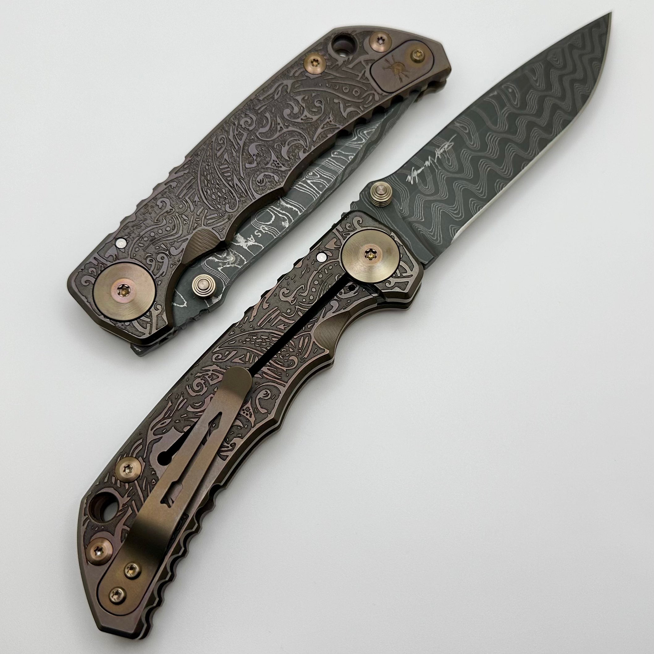 Spartan Blades Harsey Folder 2023 Relic Edition w/ Damascus