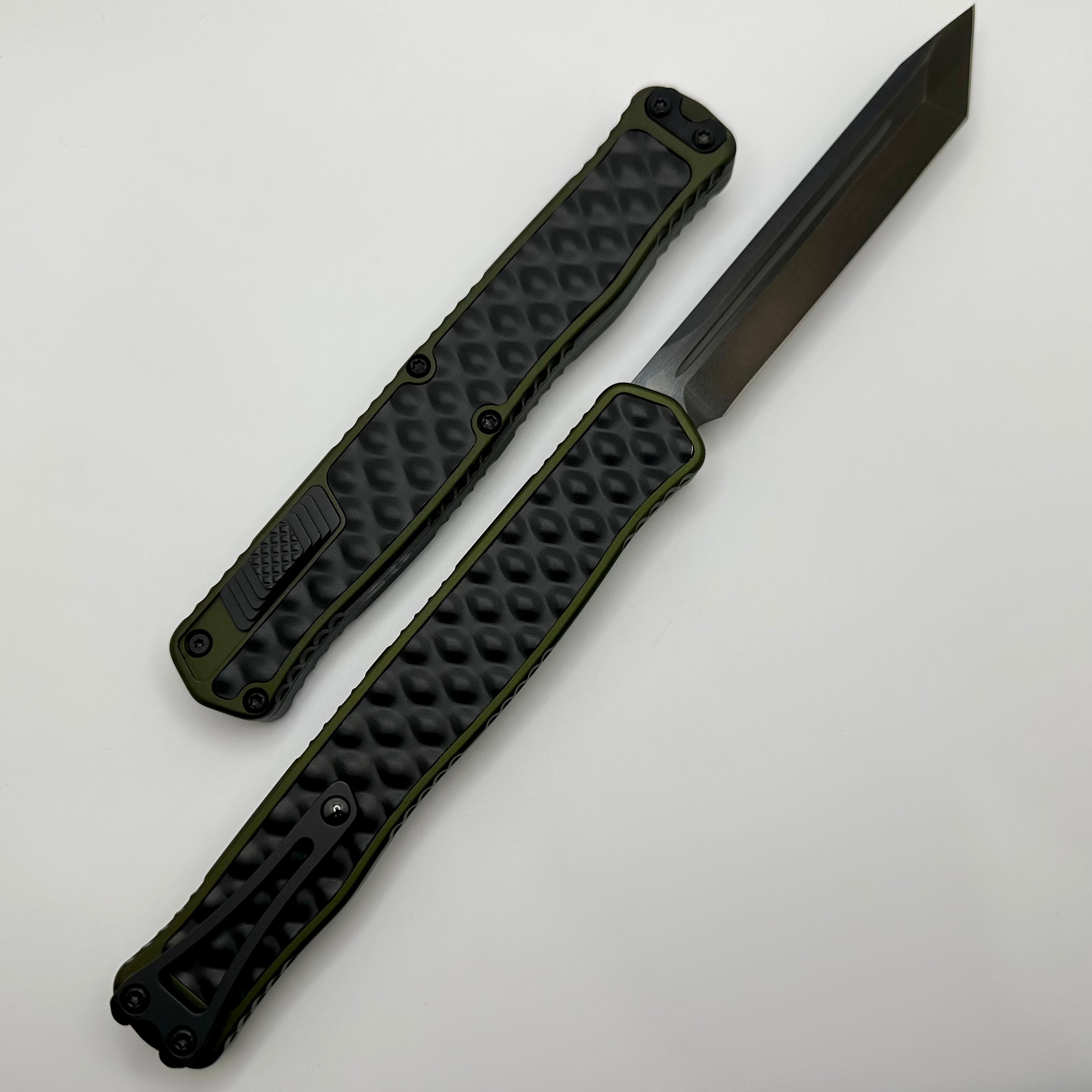 Heretic Knives Cleric II 2 OD Green & DLC Tanto Magnacut H019-6A-ODGRN