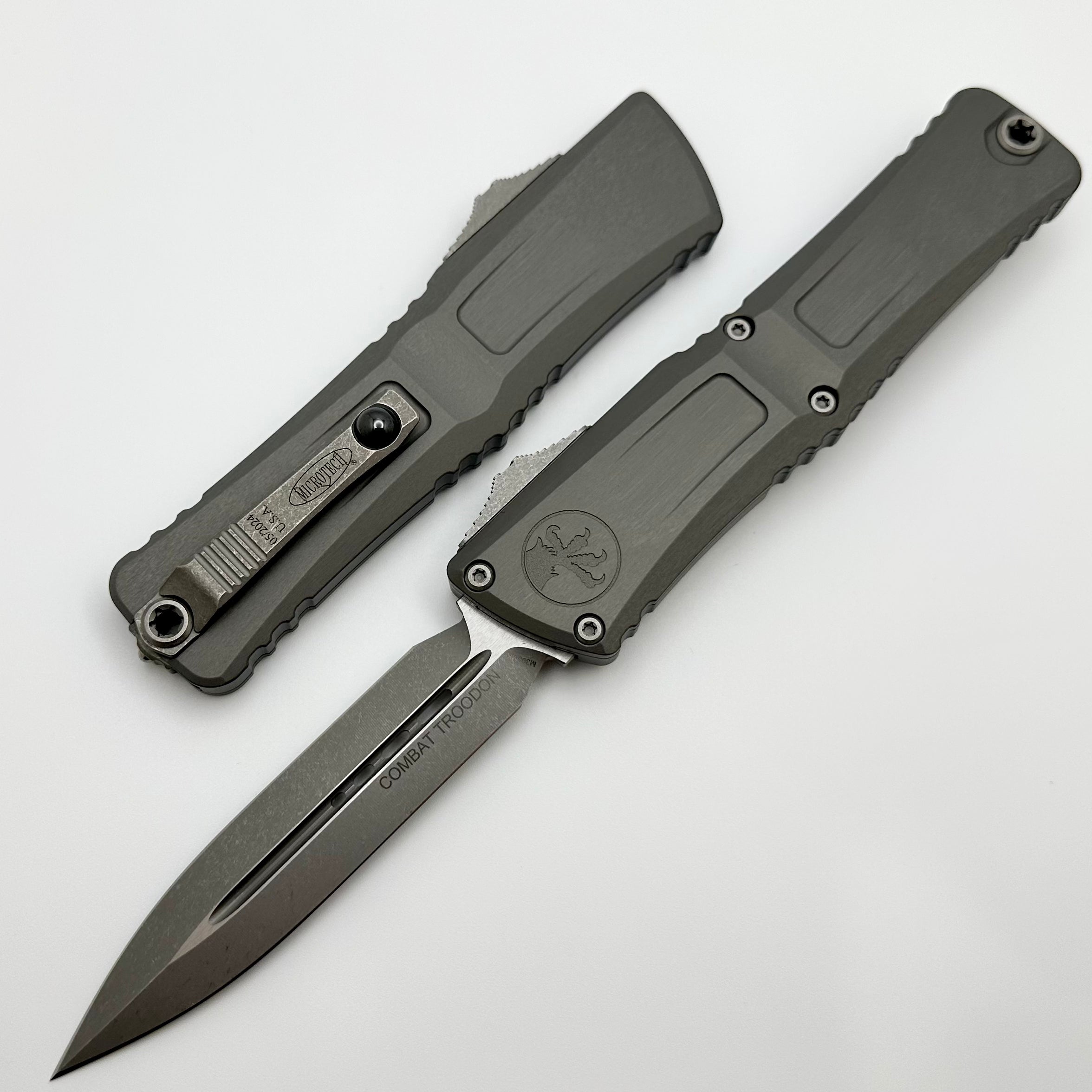 Microtech Knives Combat Troodon Gen III Apocalyptic Natural Clear Double Edge 1142-10APNC