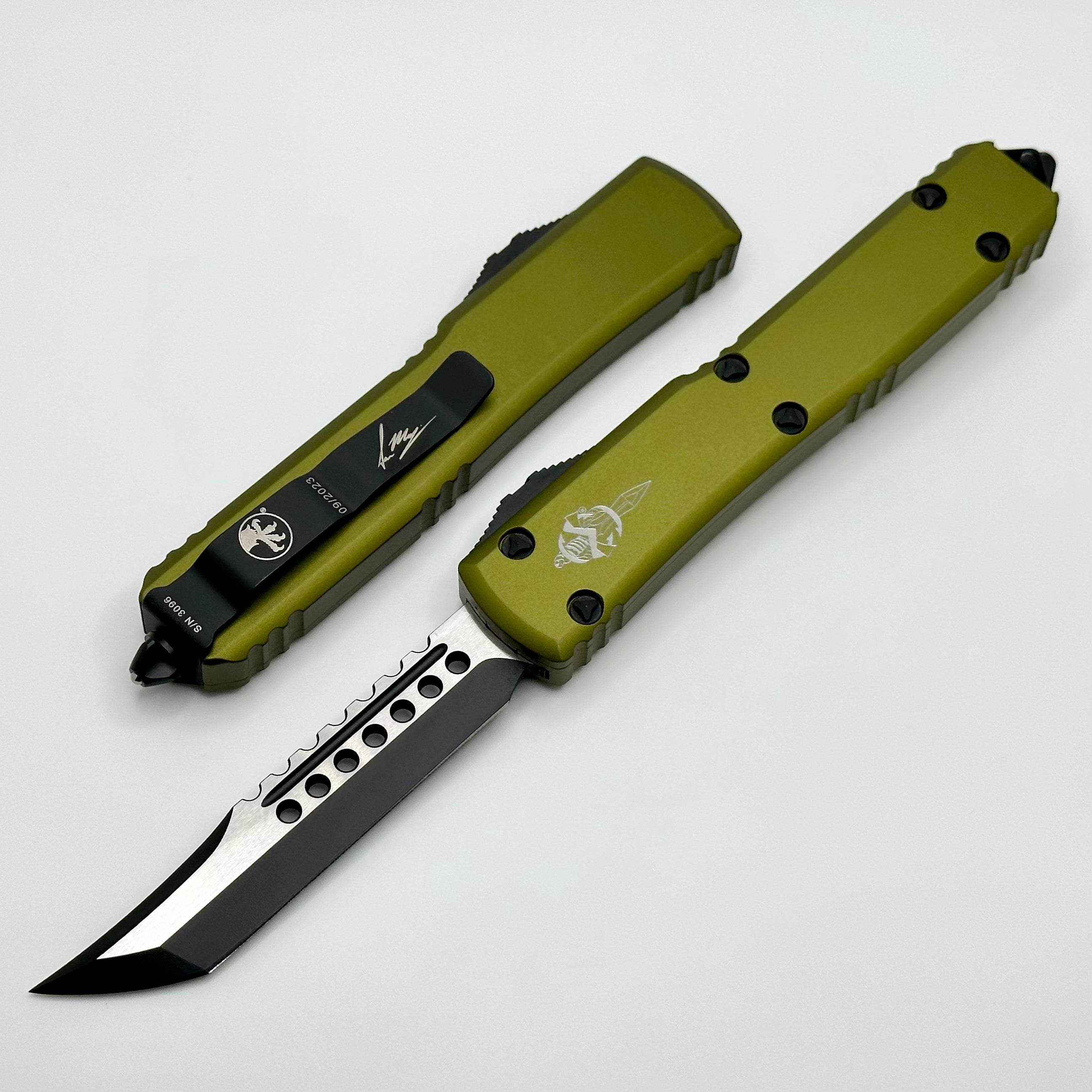 Microtech Ultratech Hellhound OD Green Standard 119-1ODS