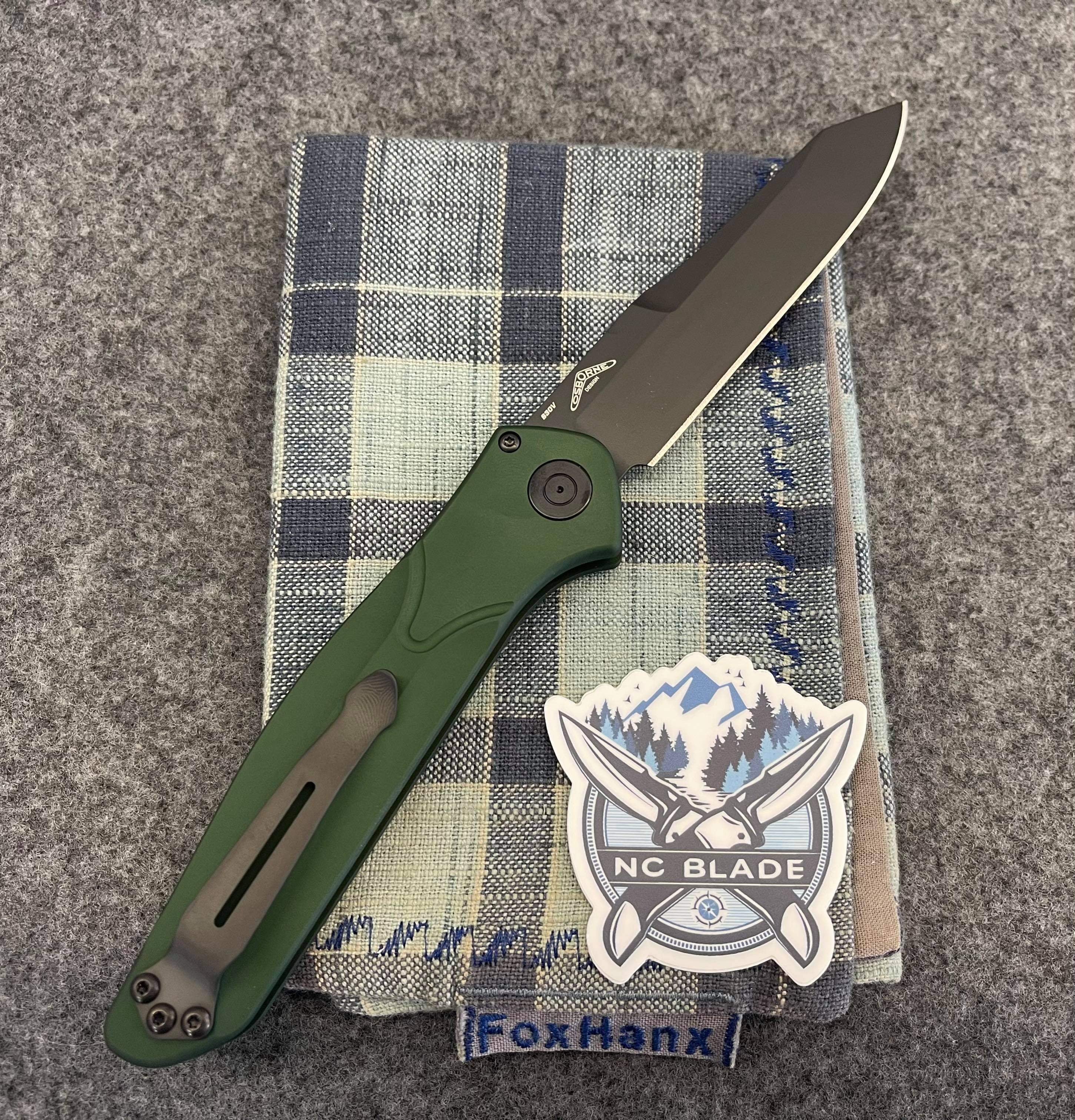 Benchmade Osborne 9400BK Green & Black S30V