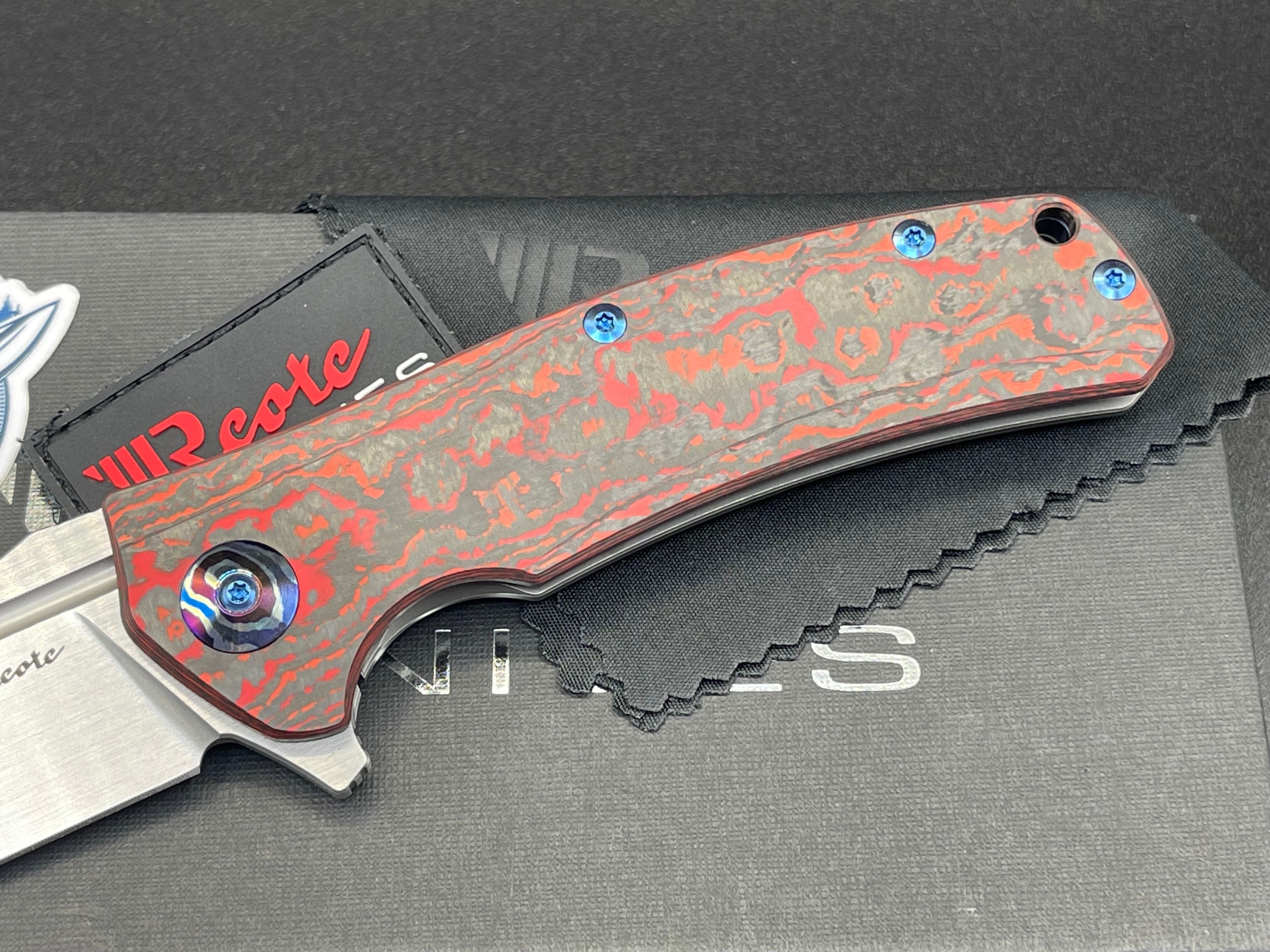 Reate Knives Horizon D Lava Flow Fat Carbon & Chad Nichols MokuTi Exclusive