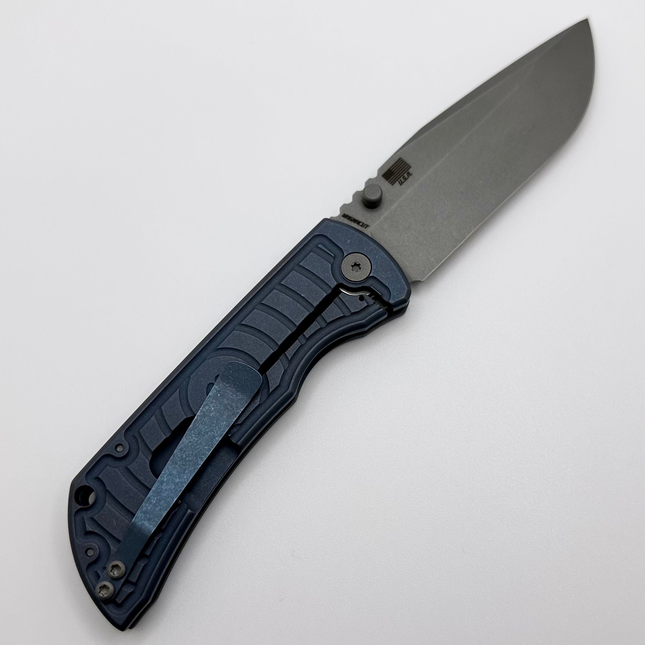 McNees Performance Machined Mac 2 3.5 Blue Shockwave w/ Matte Stonewash MagnaCut One Per Household