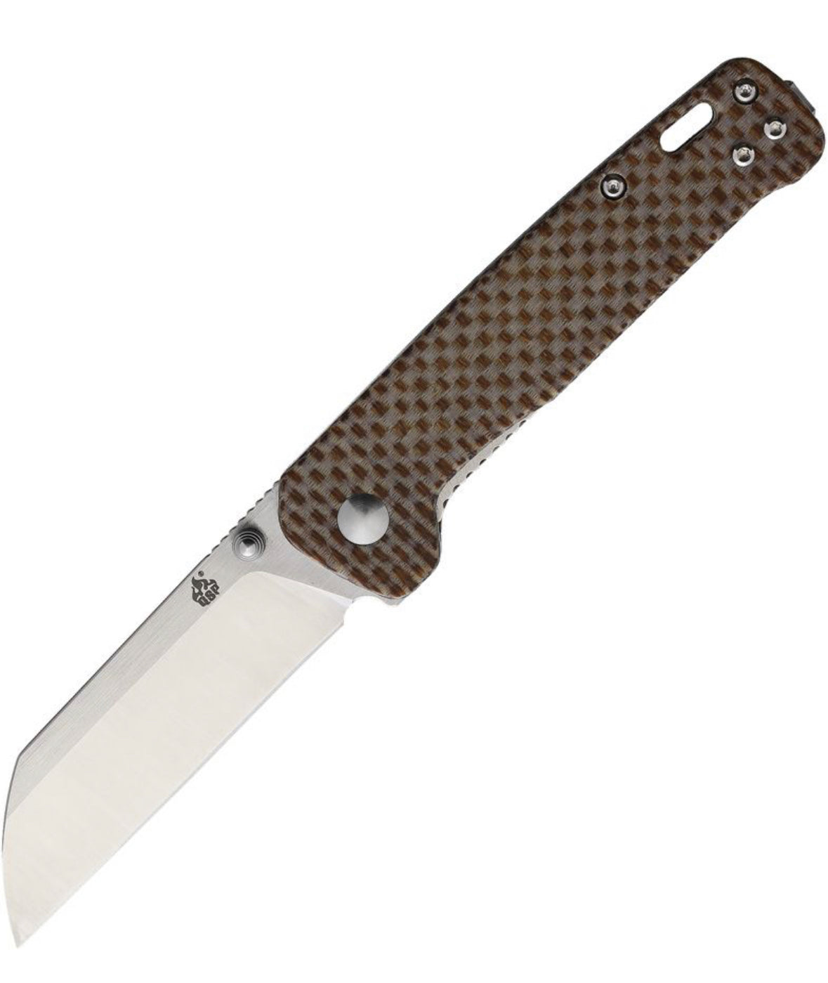 QSP Penguin Brown Texture Micarta D2 QS130-A