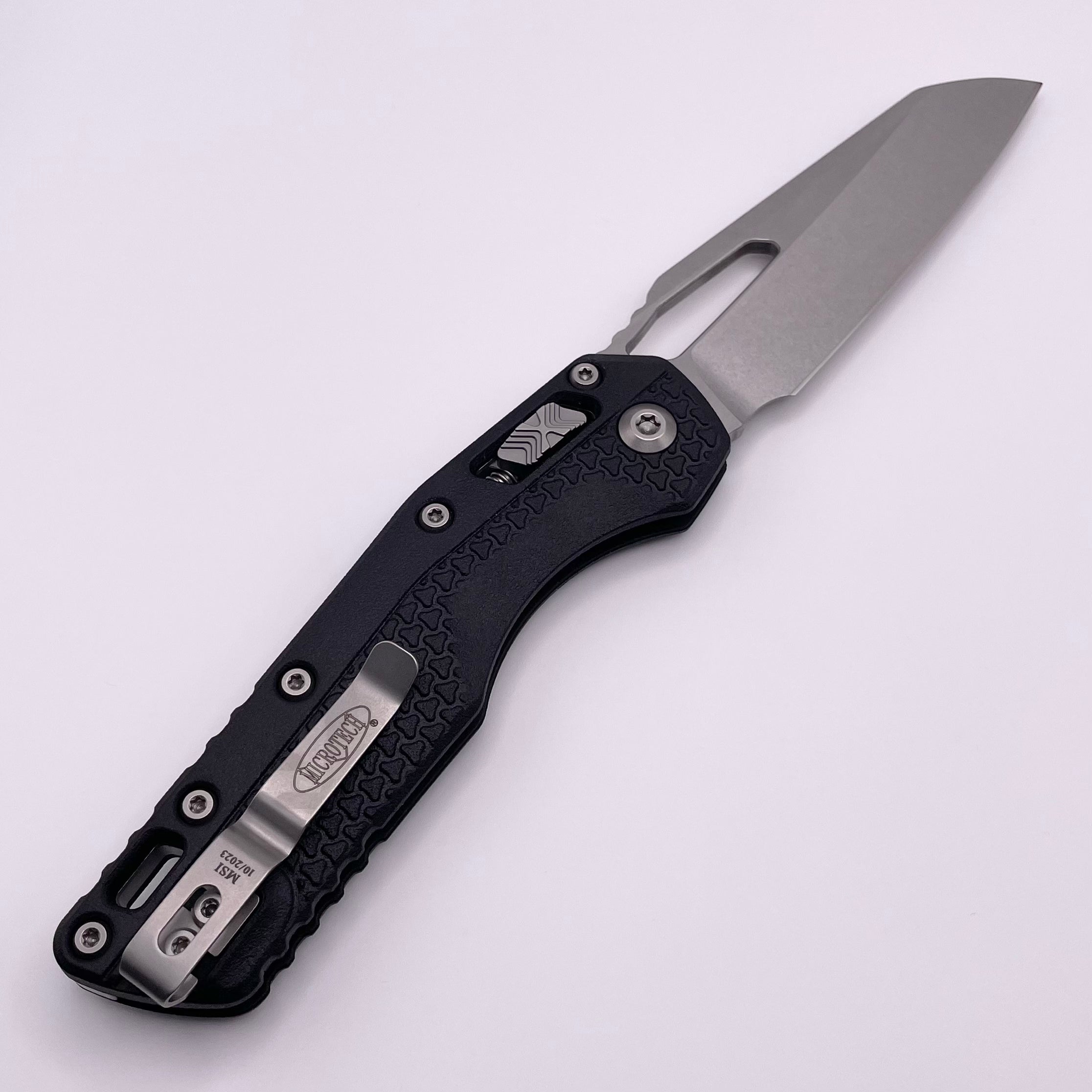 Microtech Knives MSI RAM LOK Black Polymer Injection Molded & M390MK 210T-10PMBK Pre Owned