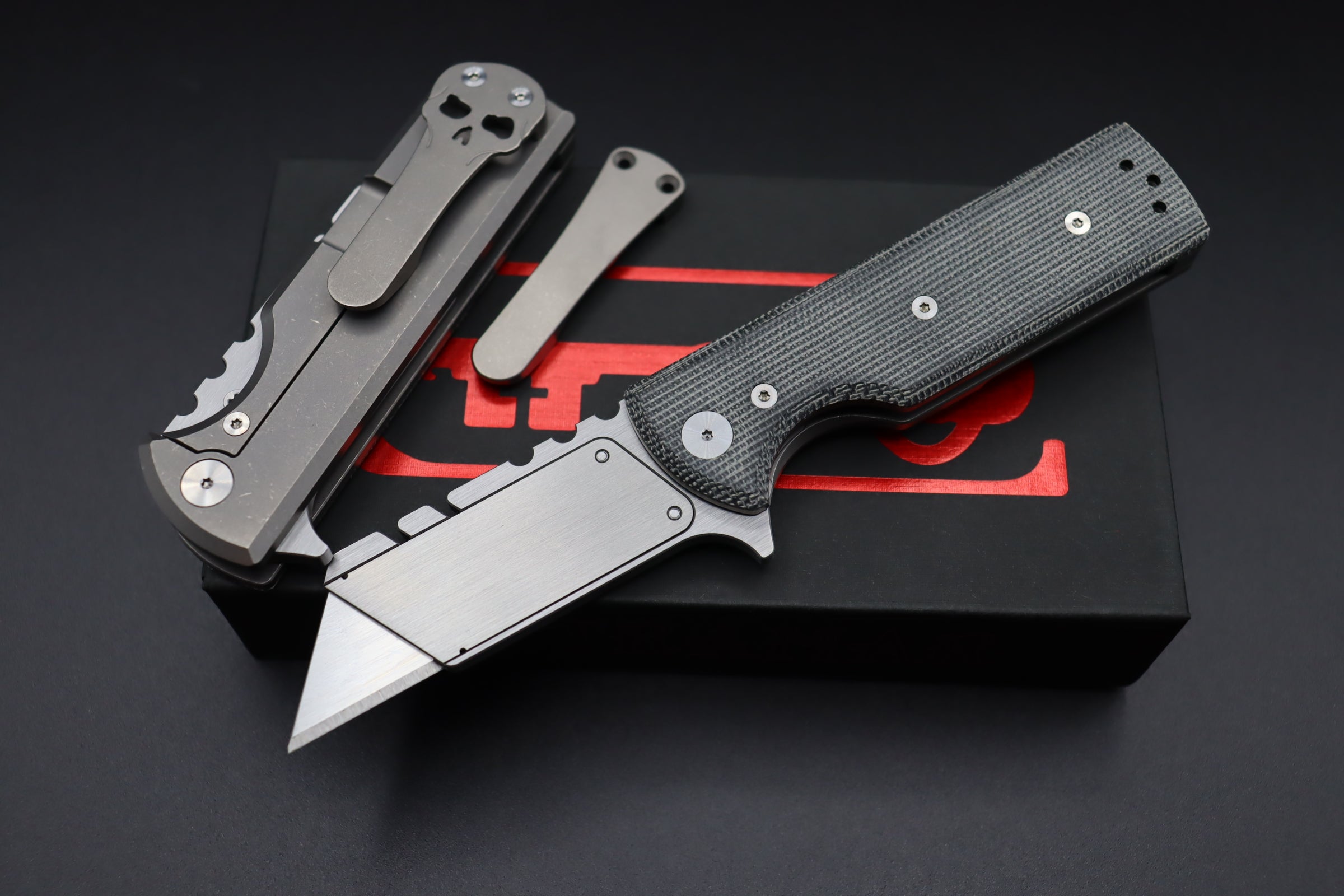 Chaves C.H.U.B CHUB Flipper Black Micarta Framelock