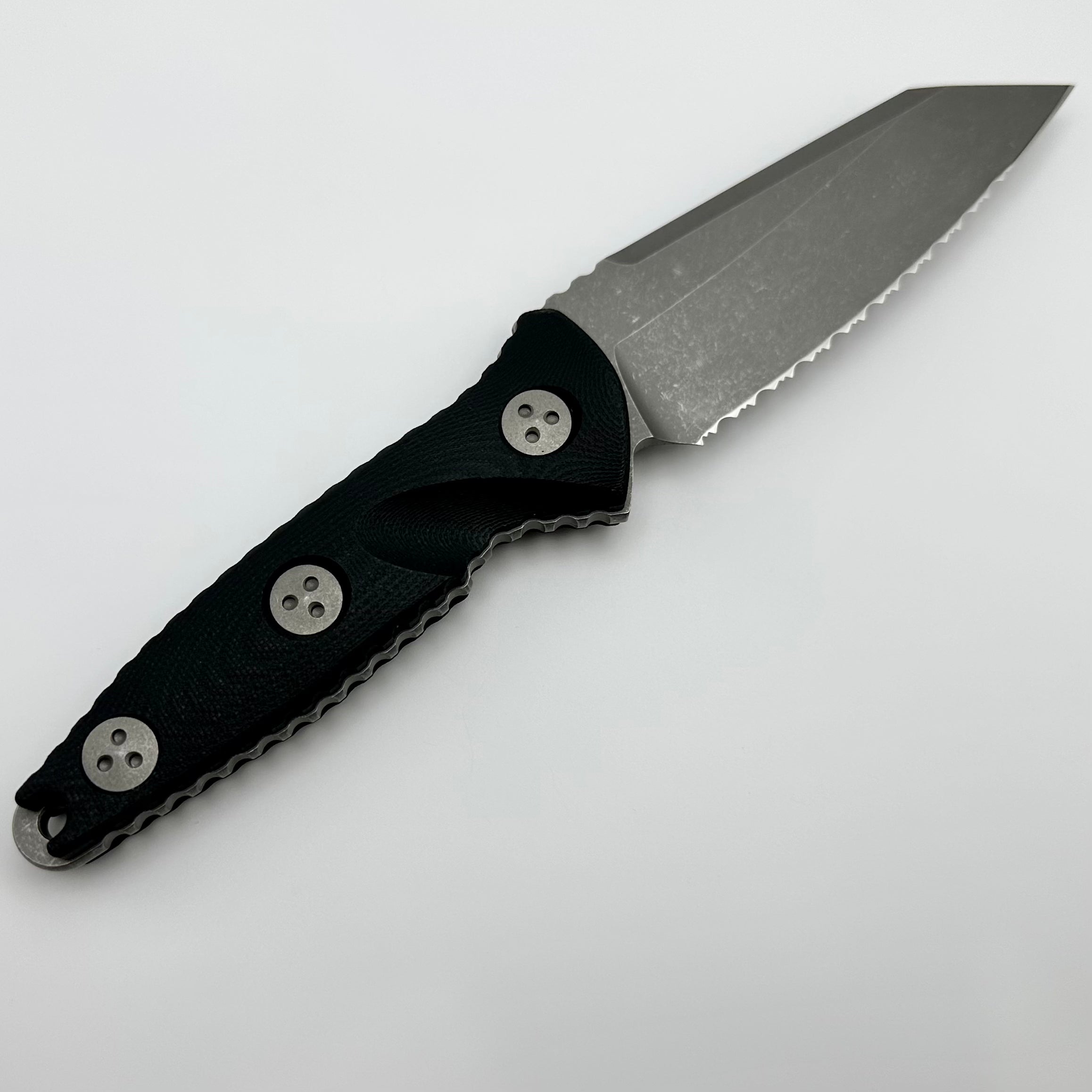 Microtech Socom Alpha Mini Warcom Apocalyptic Full Serrated 93M-12AP