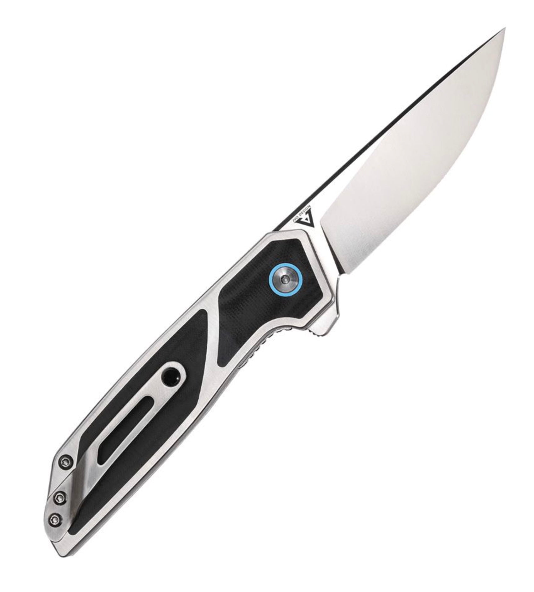 Begg Knives Diamici Stainless Steel Handles w/ Black G-10 Inlays & D2 Blade BG013