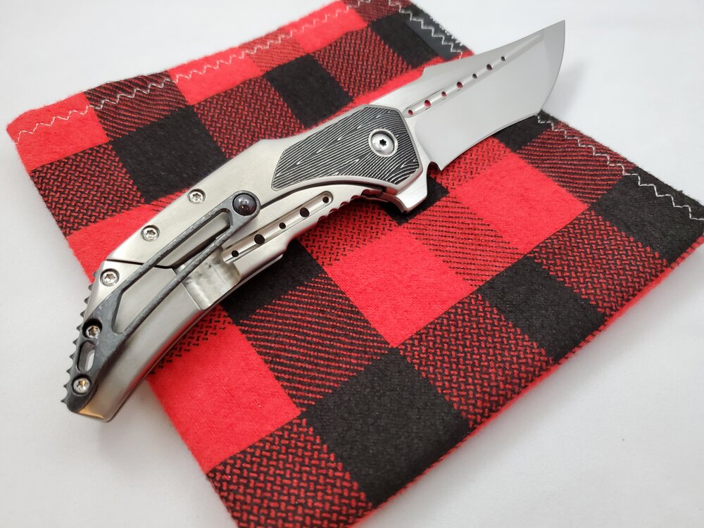 Begg California Custom Shop Astio Mirror RWL-34 Silver Star Strike Carbon Fiber Herringbone