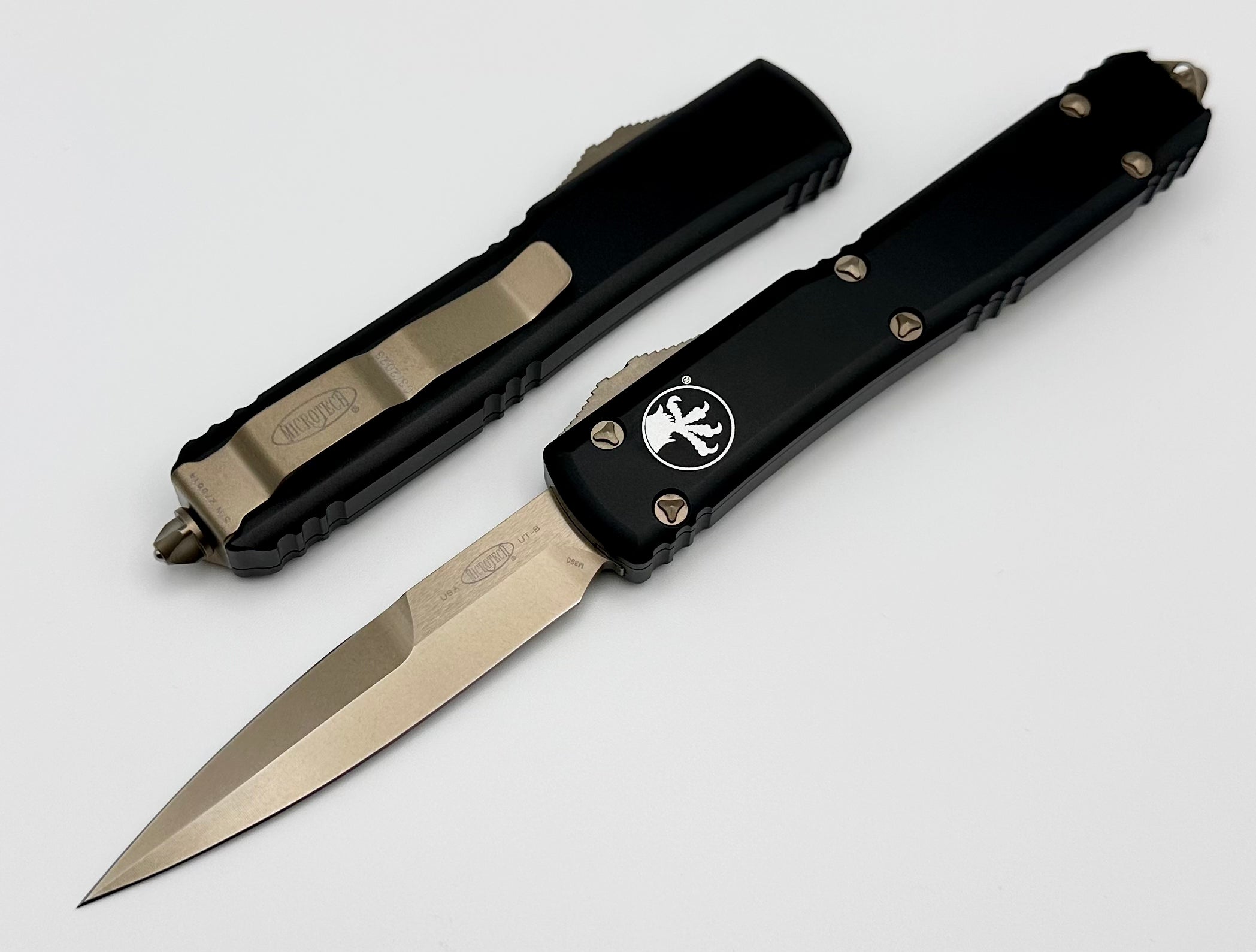 Microtech Ultratech Bayonet Grind Bronze Standard & Black 120-13