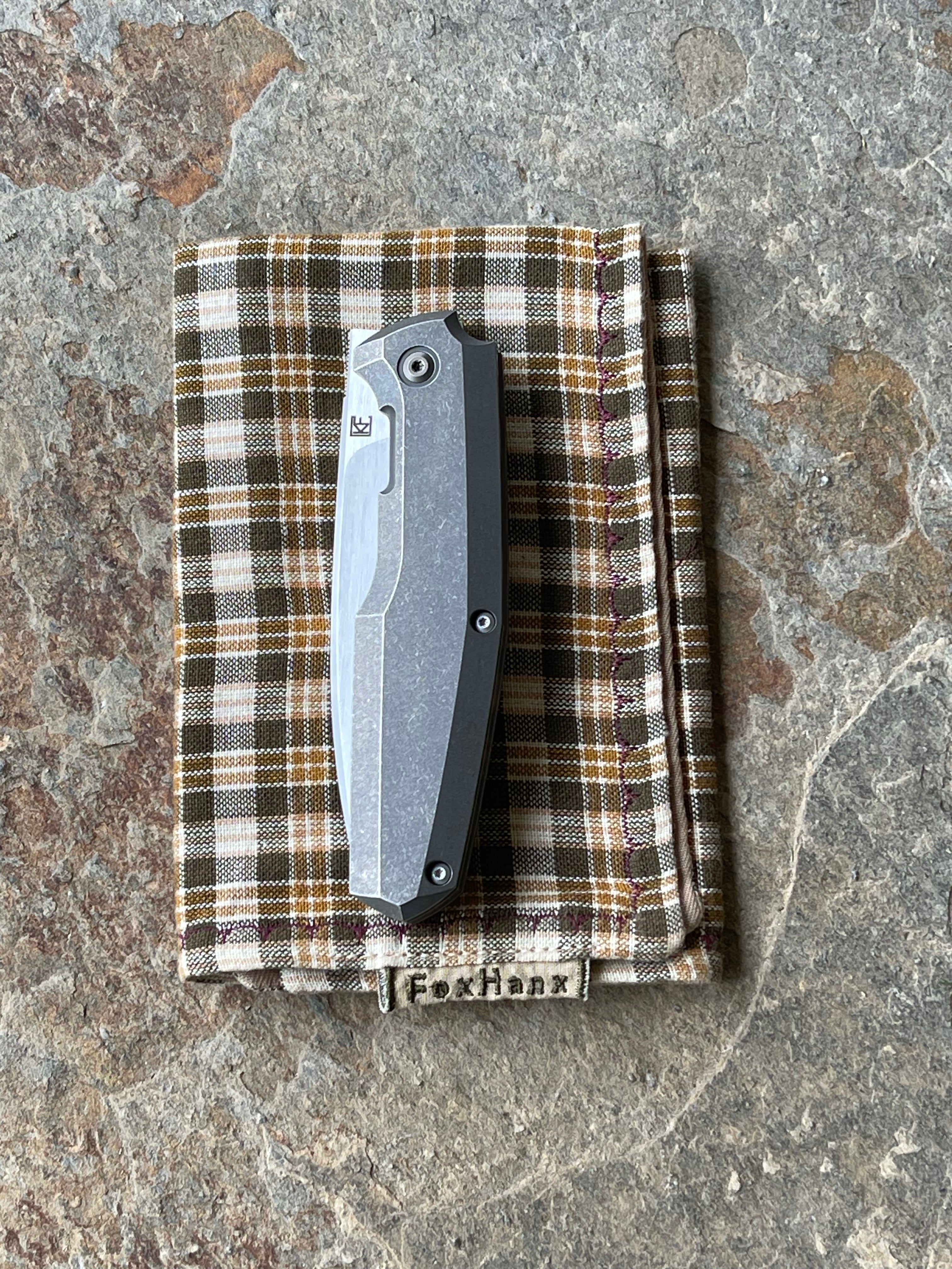 Custom Knife Factory FIF20 Full Titanium Handles