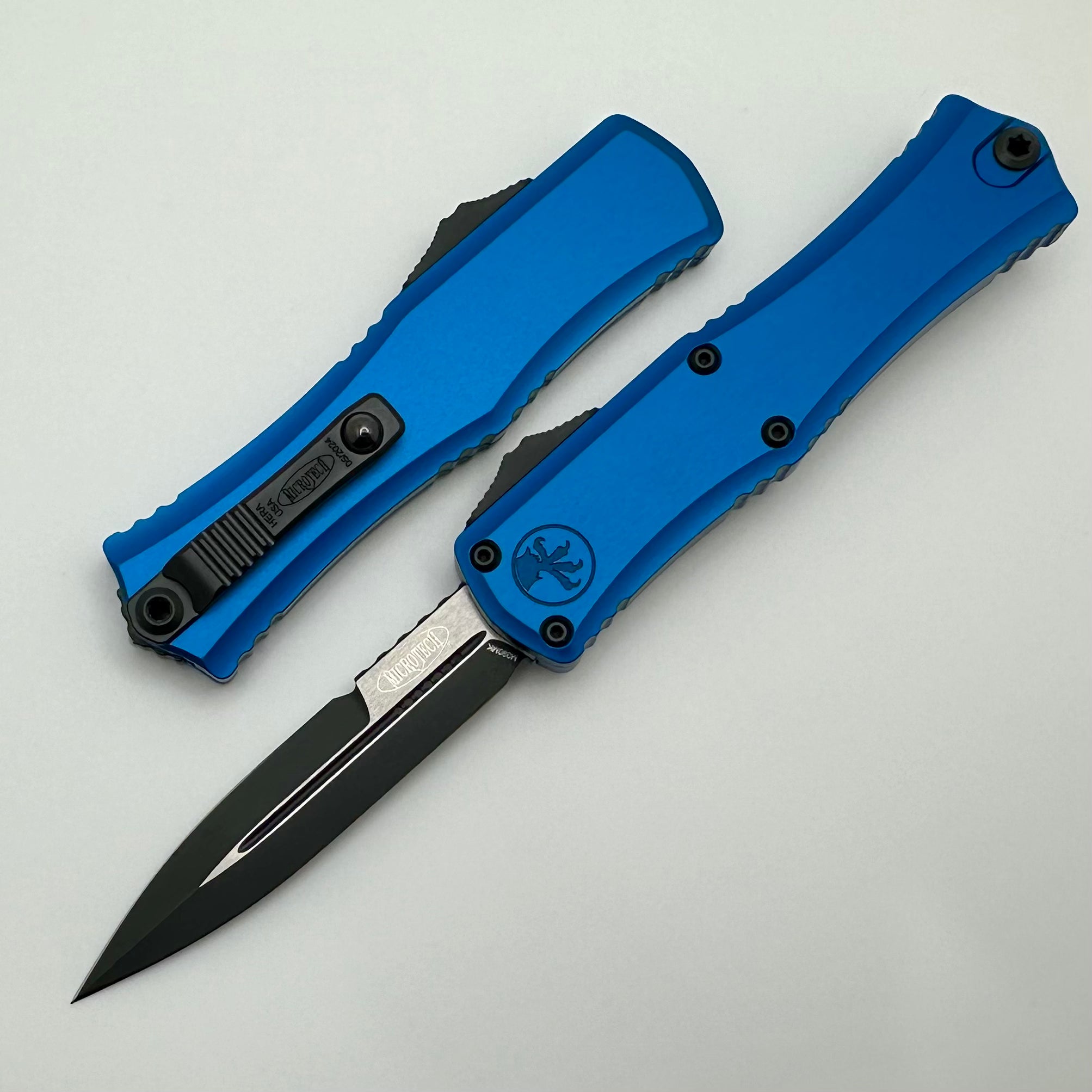 Microtech Knives Mini Hera Blue Standard w/ Bayonet M390MK 1701M-1BL